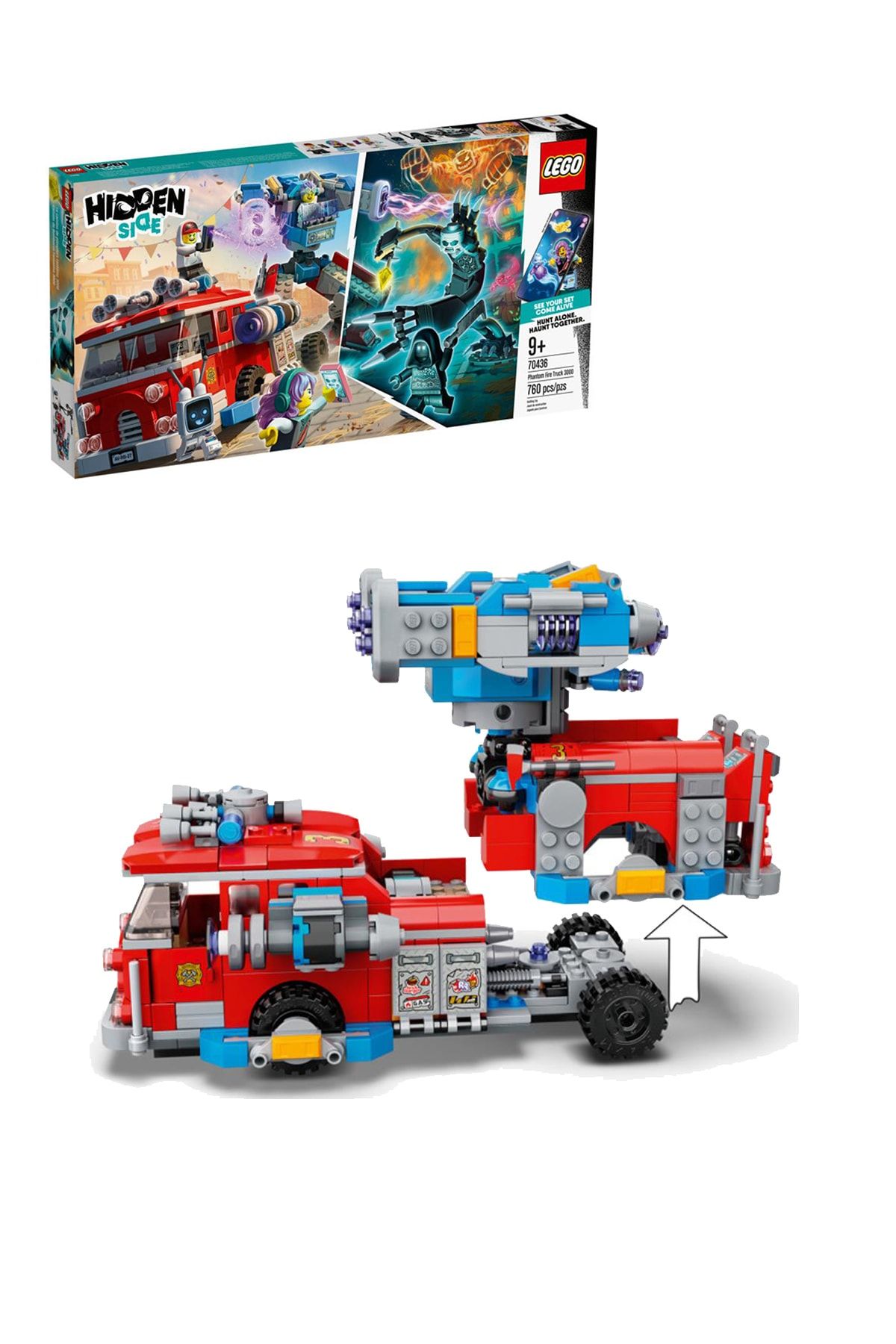 LEGO 70436 Hidden Side Hayalet Itfaiye Kamyonu 3000
