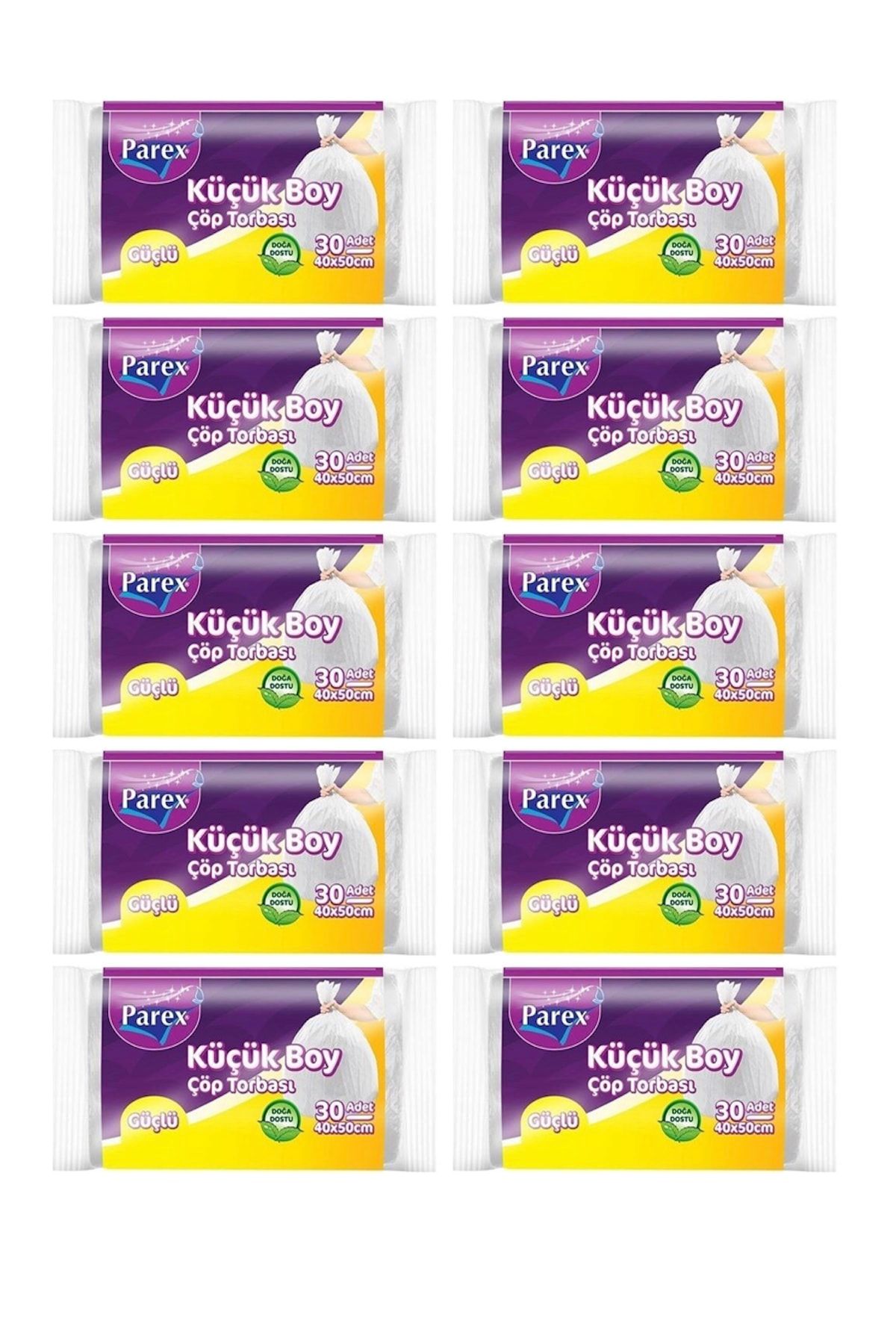 Parex Küçük Boy Çöp Torbası 30'lu 10 Adet
