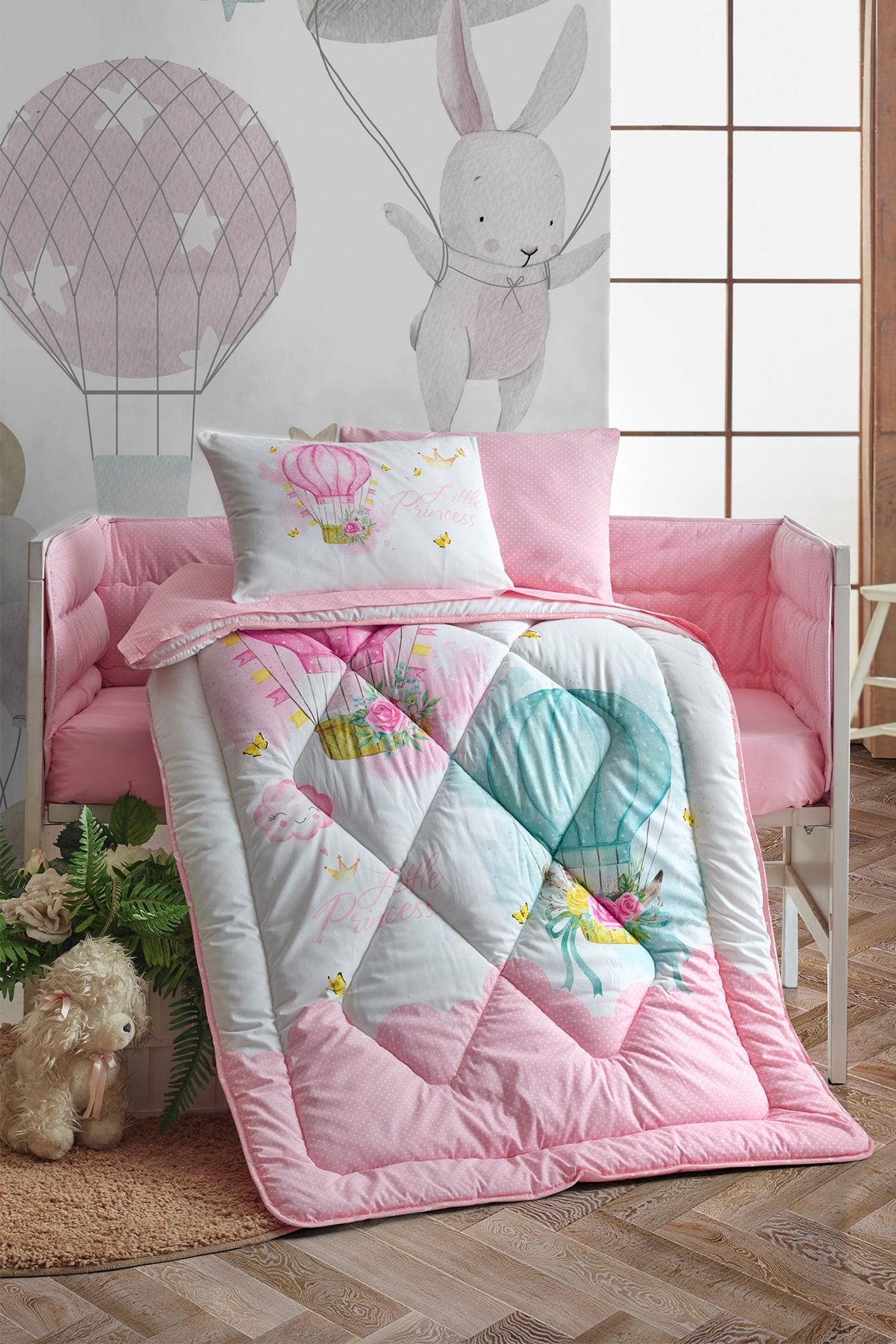 Cotton Box Bebek Uyku Seti Little Princess Pembe