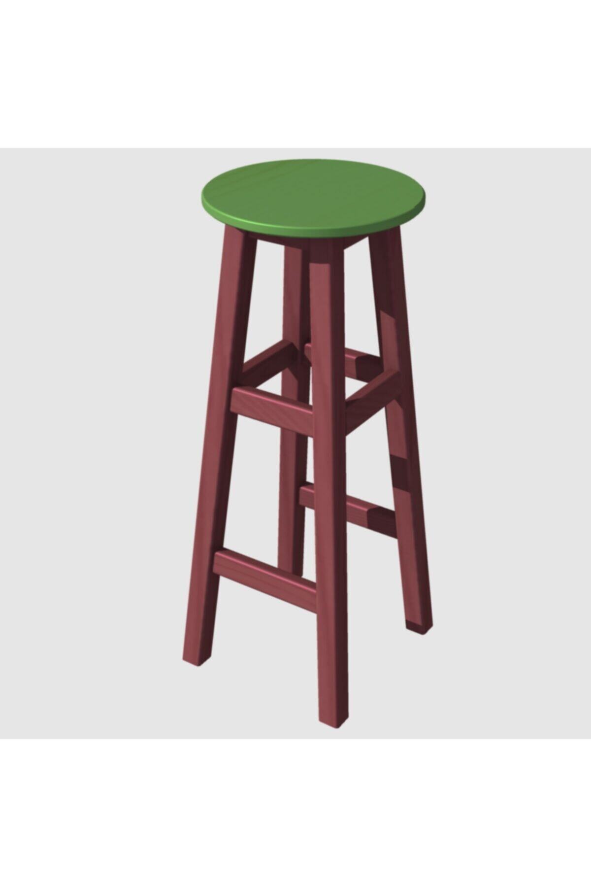 Arbre Bar Taburesi 85 Cm - Mor Iskelet- Tabla Renk Seçenekli