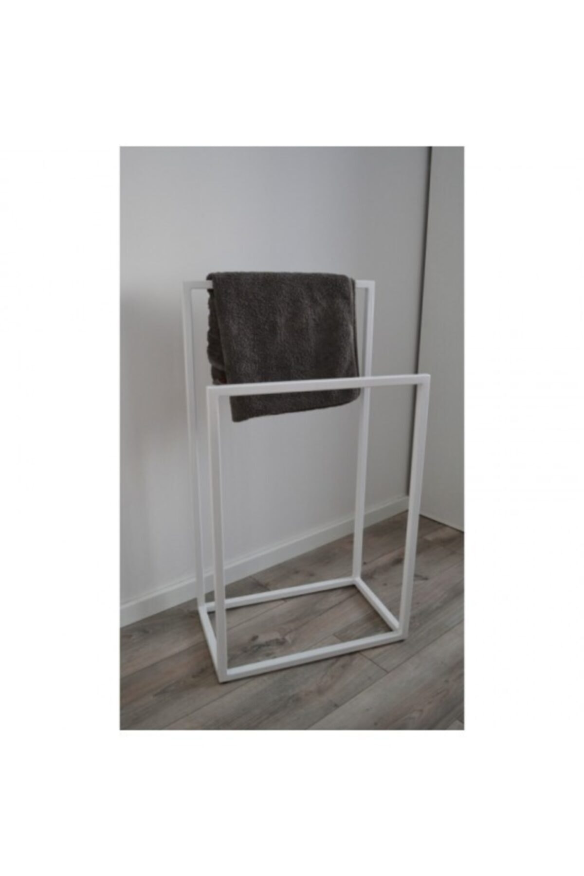 Marlin Home Design Lina Beyaz Metal Askılık Ikili