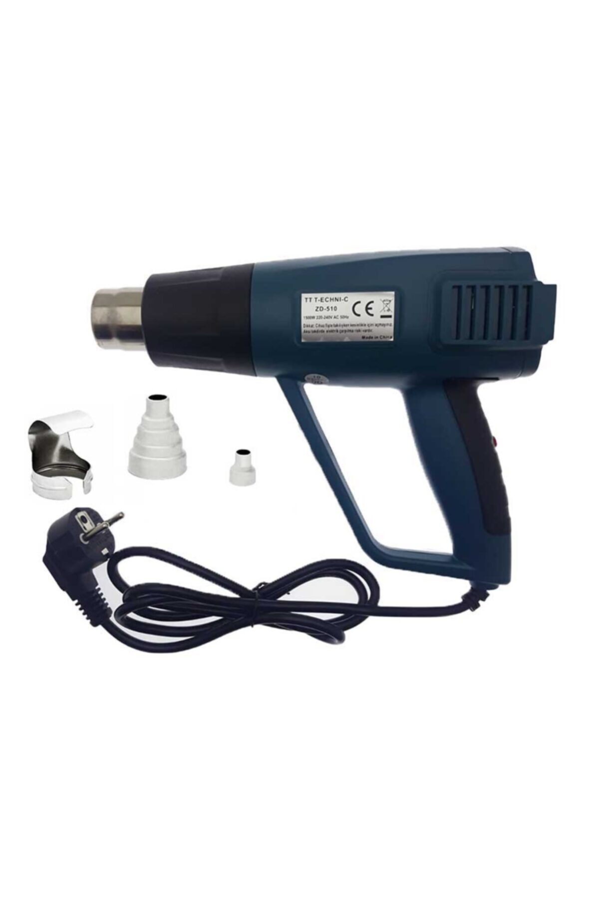 İntec Sıcak Üfleme Istasyonu Dijital 650 Derece Tabanca Zd-510