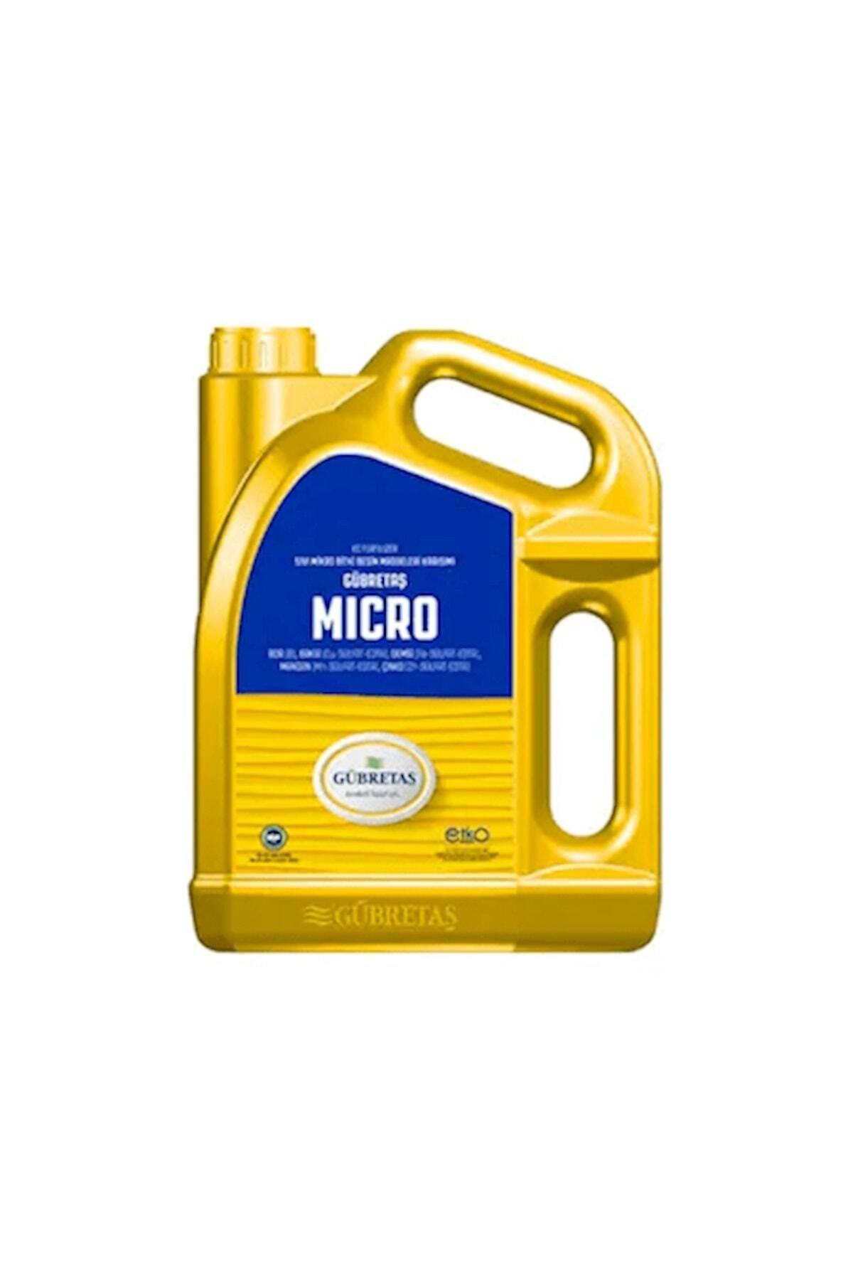 GÜBRETAŞ Micro (bor, Bakır, Demir, Mangan, Çinko) (5 Lt)