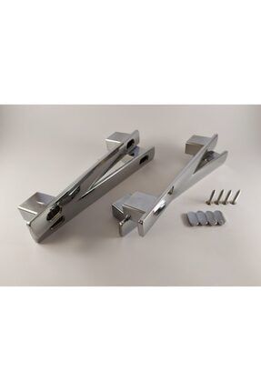 Duşakabin Cam Kapı Kulp Tutamak Kol (Ayarlı 14-16 cm lik) - Kare Tasarım Image 0