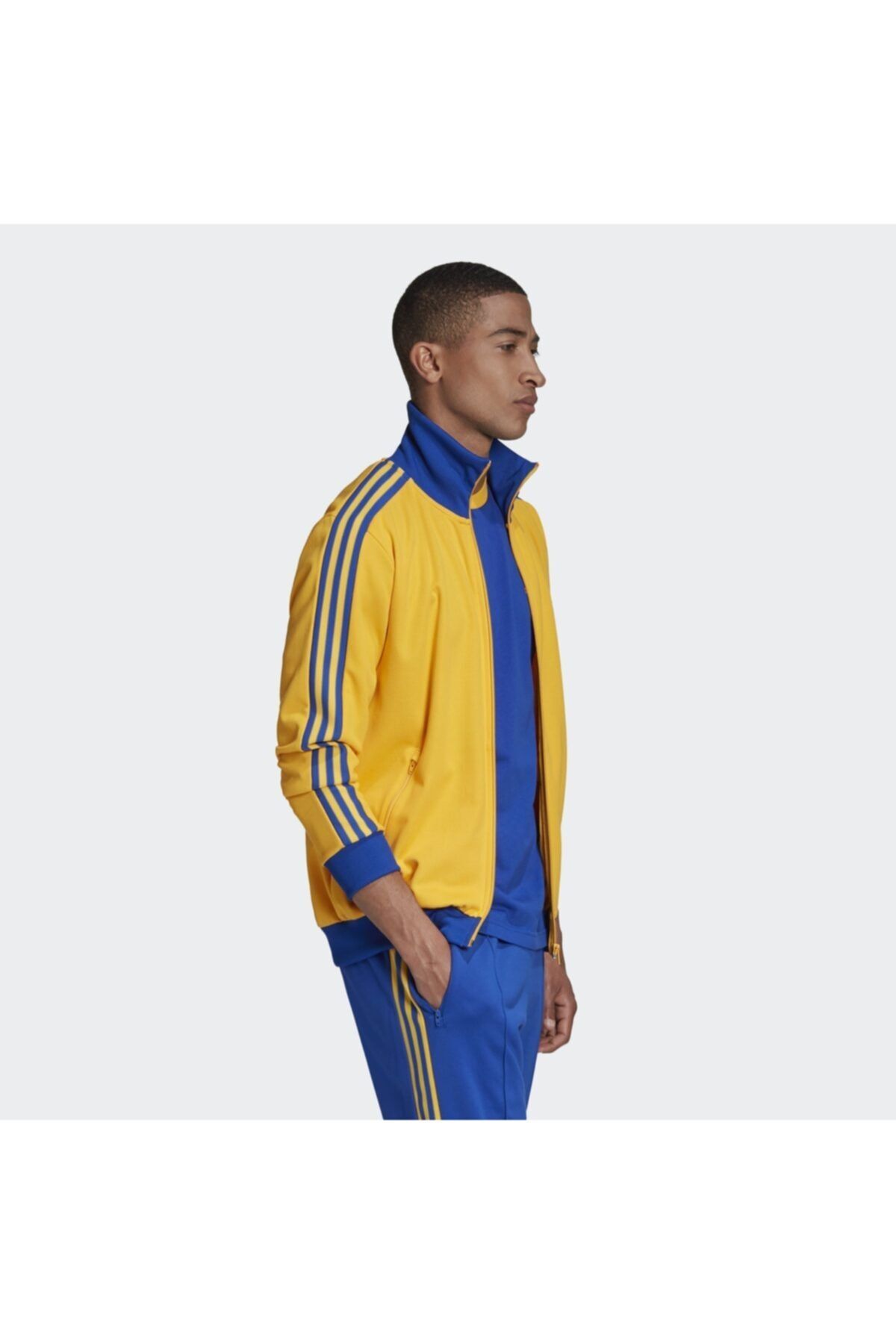 adidas Erkek Sarı 70s Archive Spor Ceket