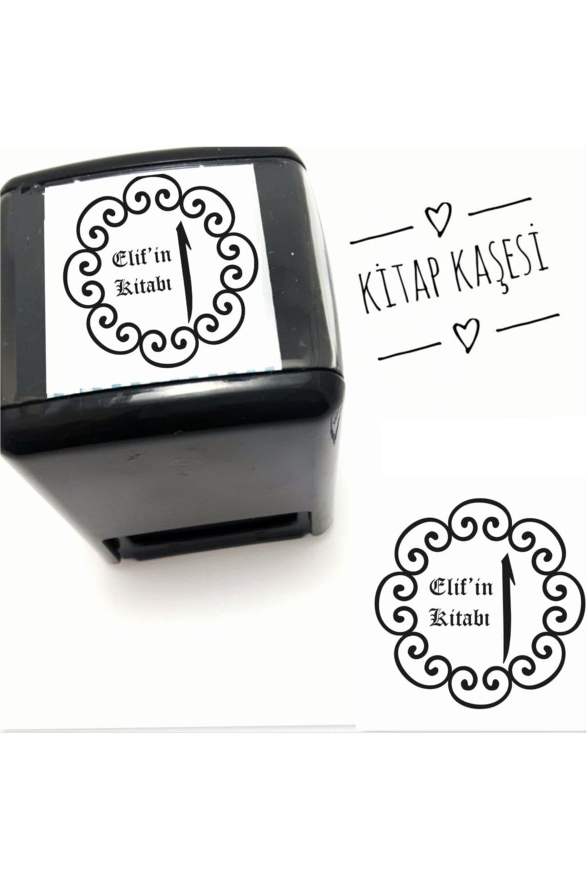 EHediyeci Elif Temalı Kişiye Özel Kitap Damgası 202
