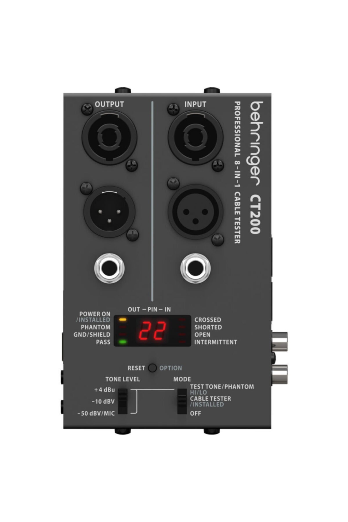 Behringer Ct200 Professional 6-in-1 Cable Tester