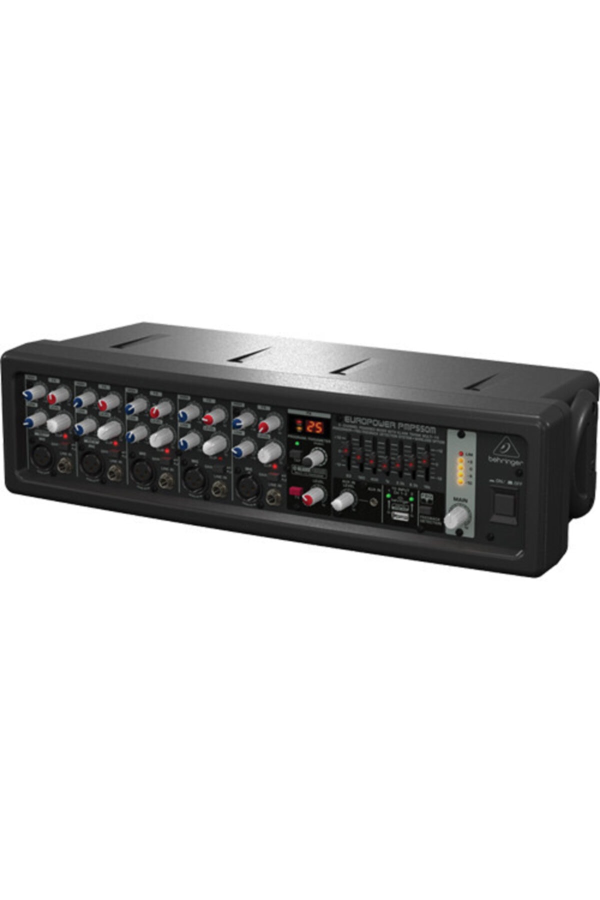 Behringer Pmp550m 500-watt 5-ch Powered Mixer With Klark Teknık Multi-fx Pro