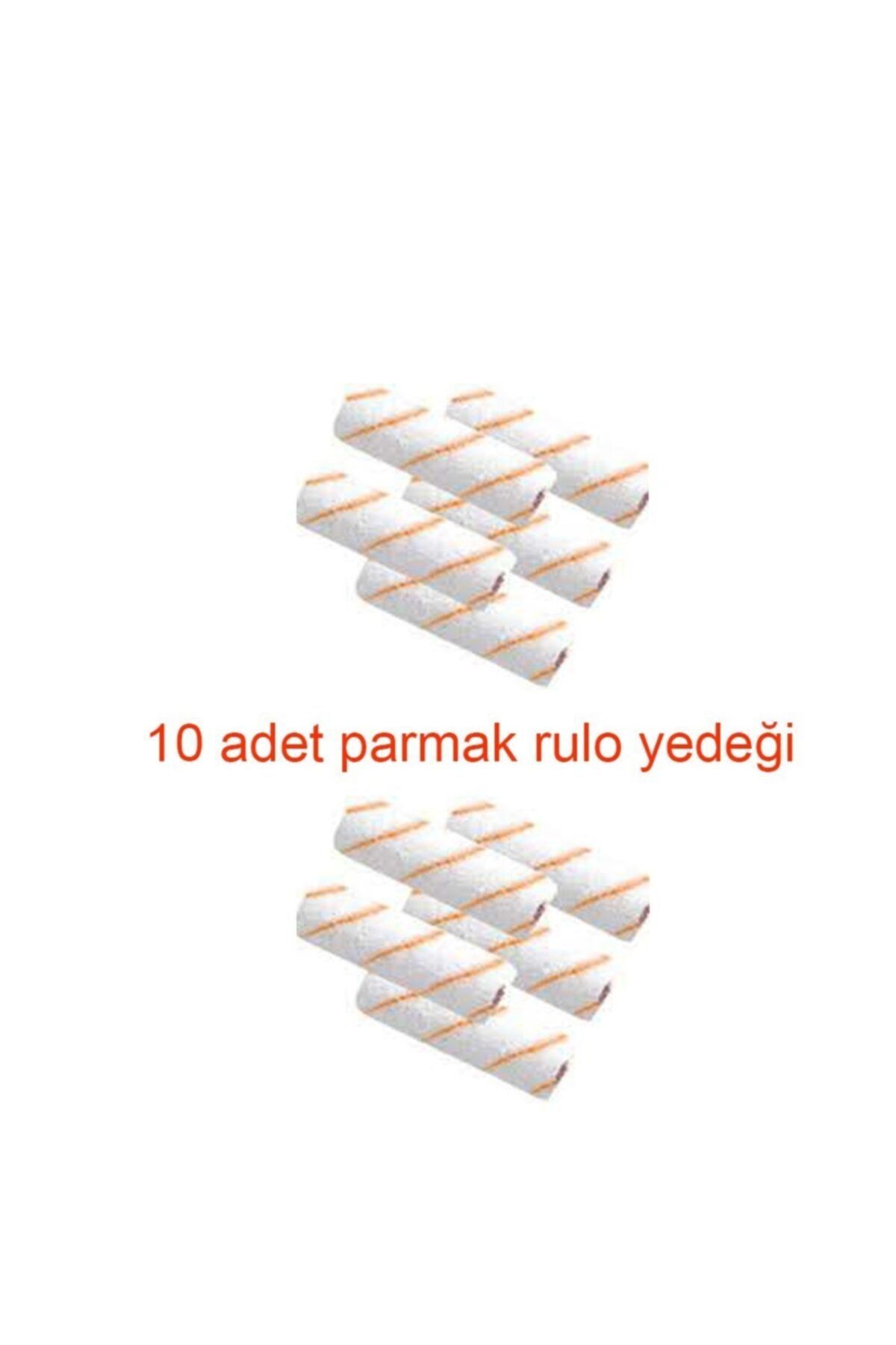 Marka Ekonomik Parmak Rulo Yedek 10 Cm ( 10 Adet )