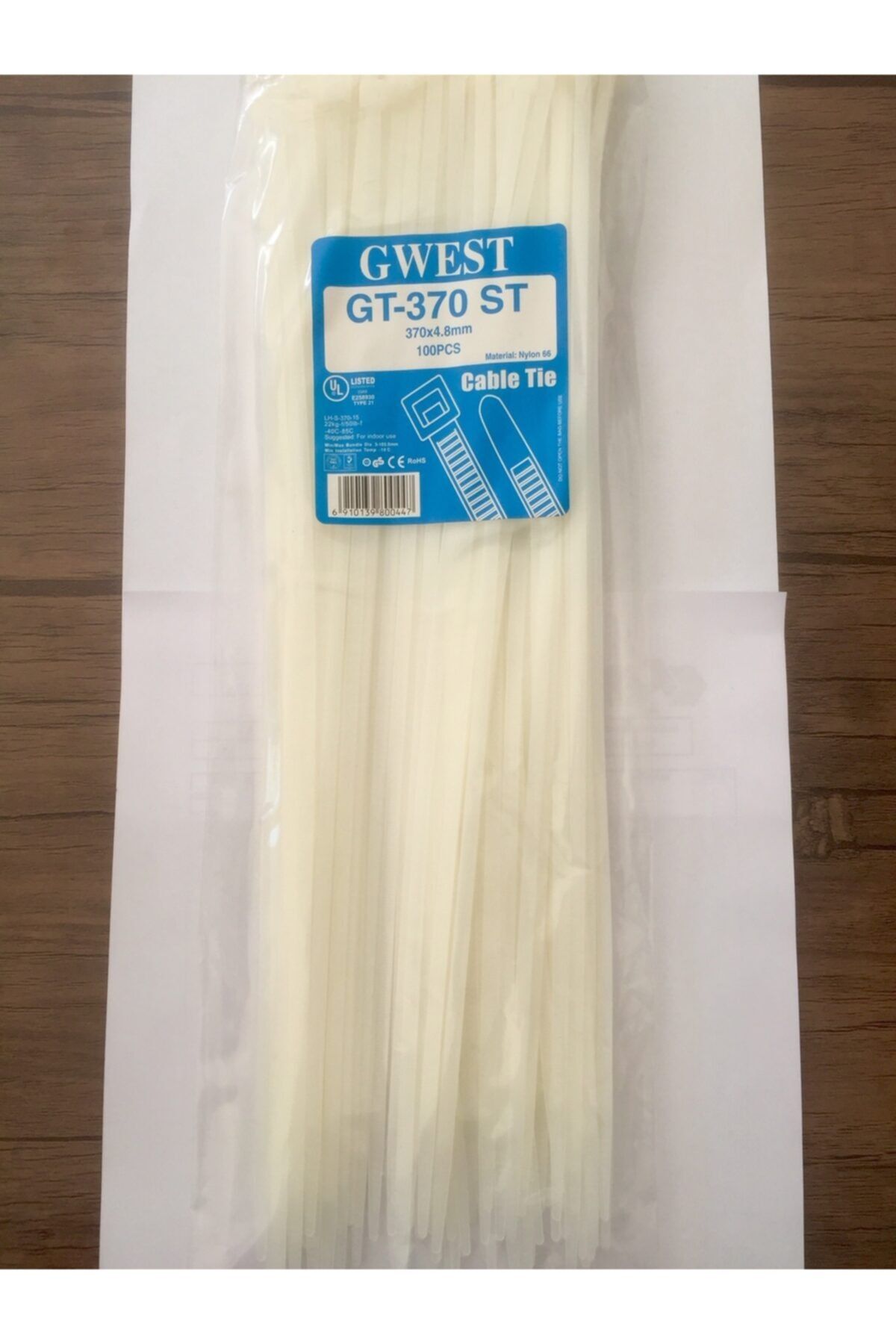 Gwest Plastik Cırt Kelepçe 100 Adet