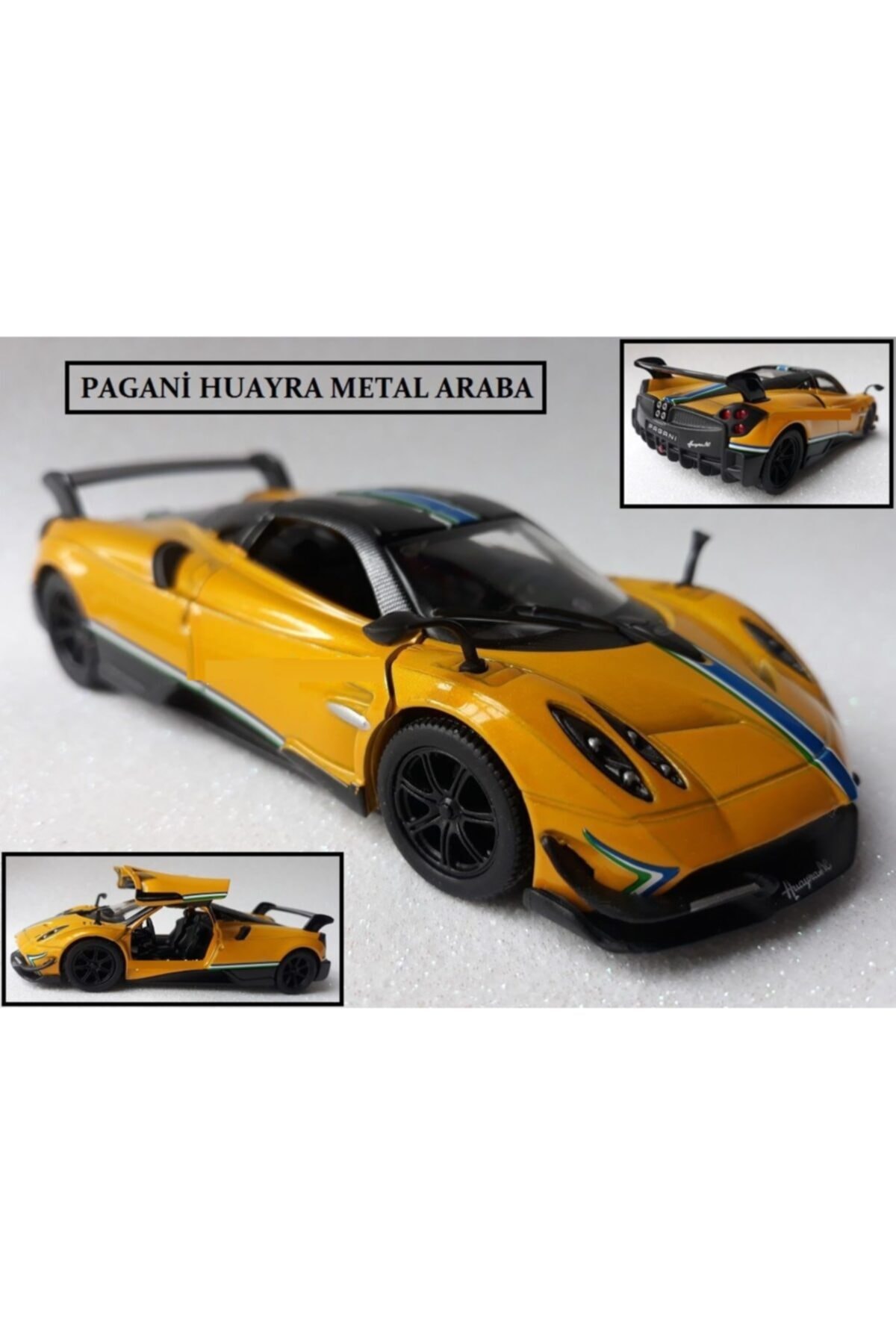 Pagani Huayra Modifiyeli Metal Araba Kapı Açılır Diecast Oyuncak