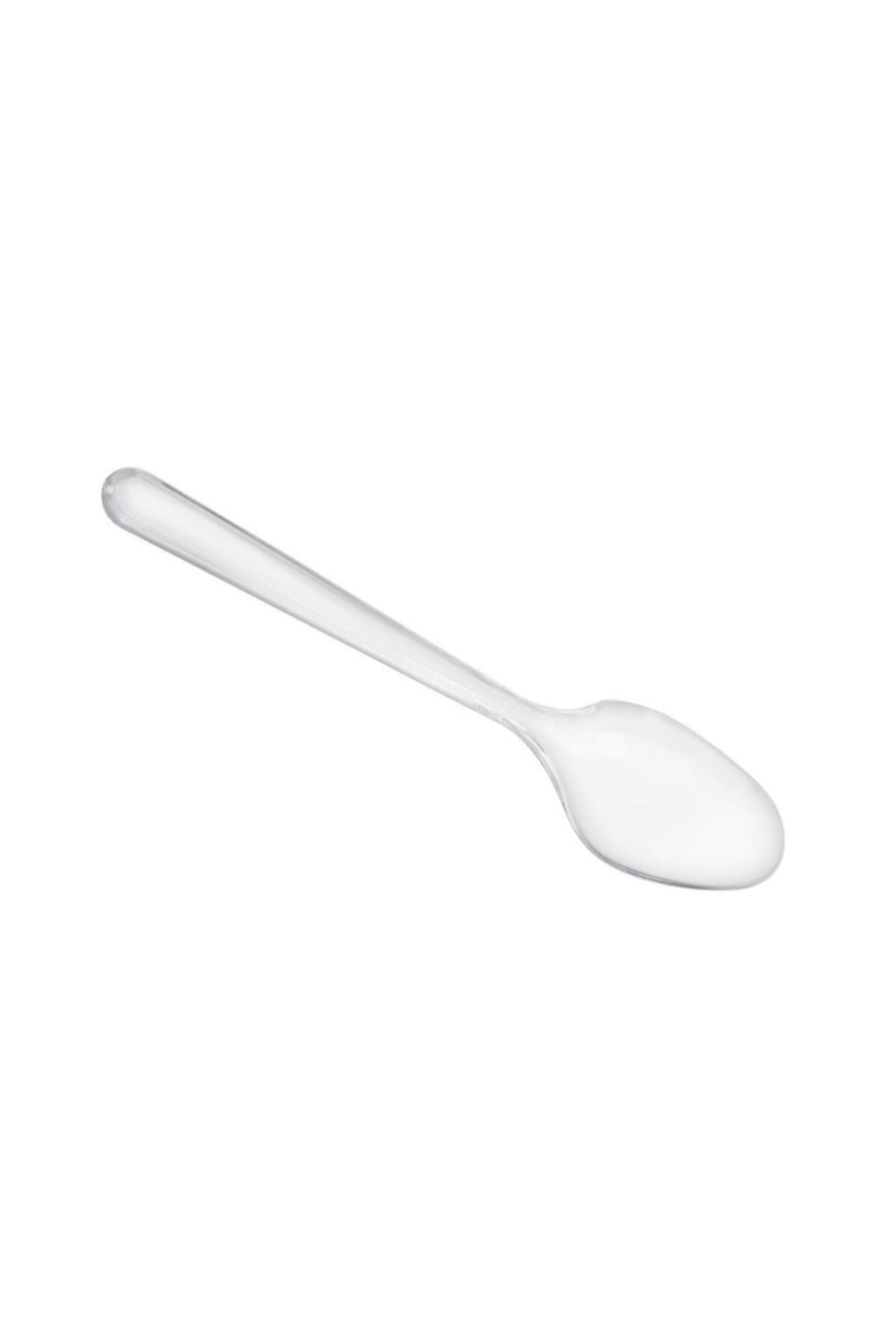 OEM Plastik Kaşık Lüks 100'lü Paket Şeffaf