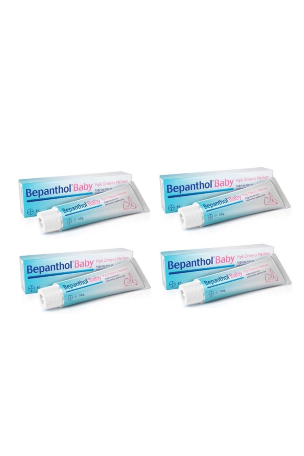 Bepanthol Provitamin B5 Içeren Bebek Pişik Önleyici Merhem 30 Gr X4 Adet