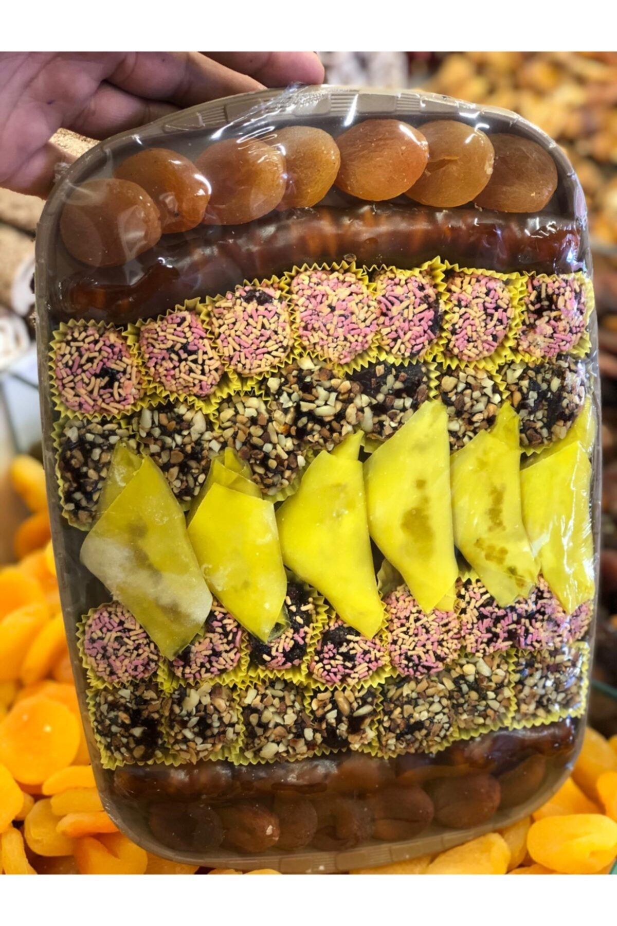 İlhanlar Kayısı Malatya Oval Hediyelik Kayısı Tabağı 1200 1300 gr