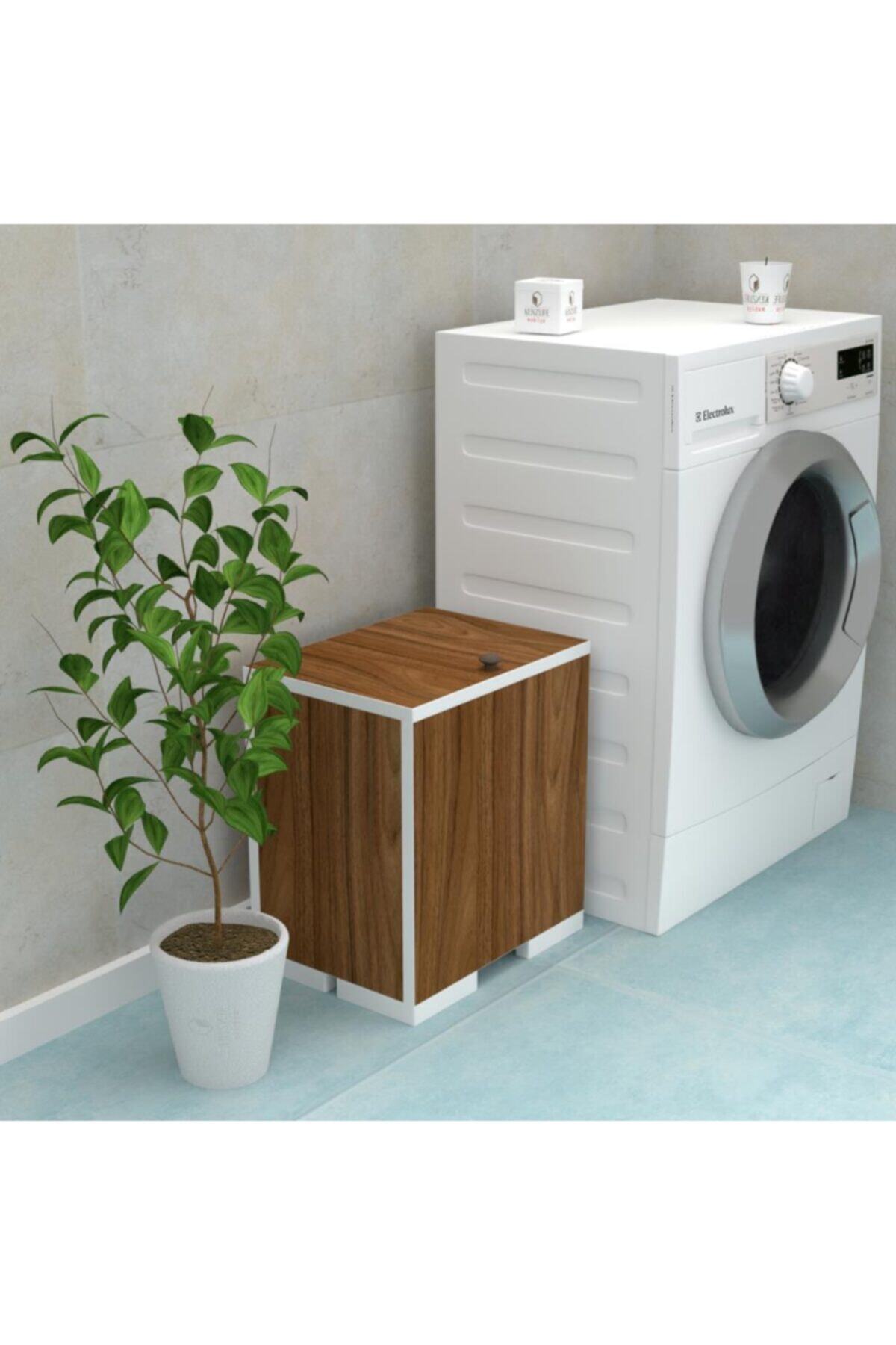 Kenzlife çamaşır sepeti sami cvz 052*050*40 kirli sepeti dolabı