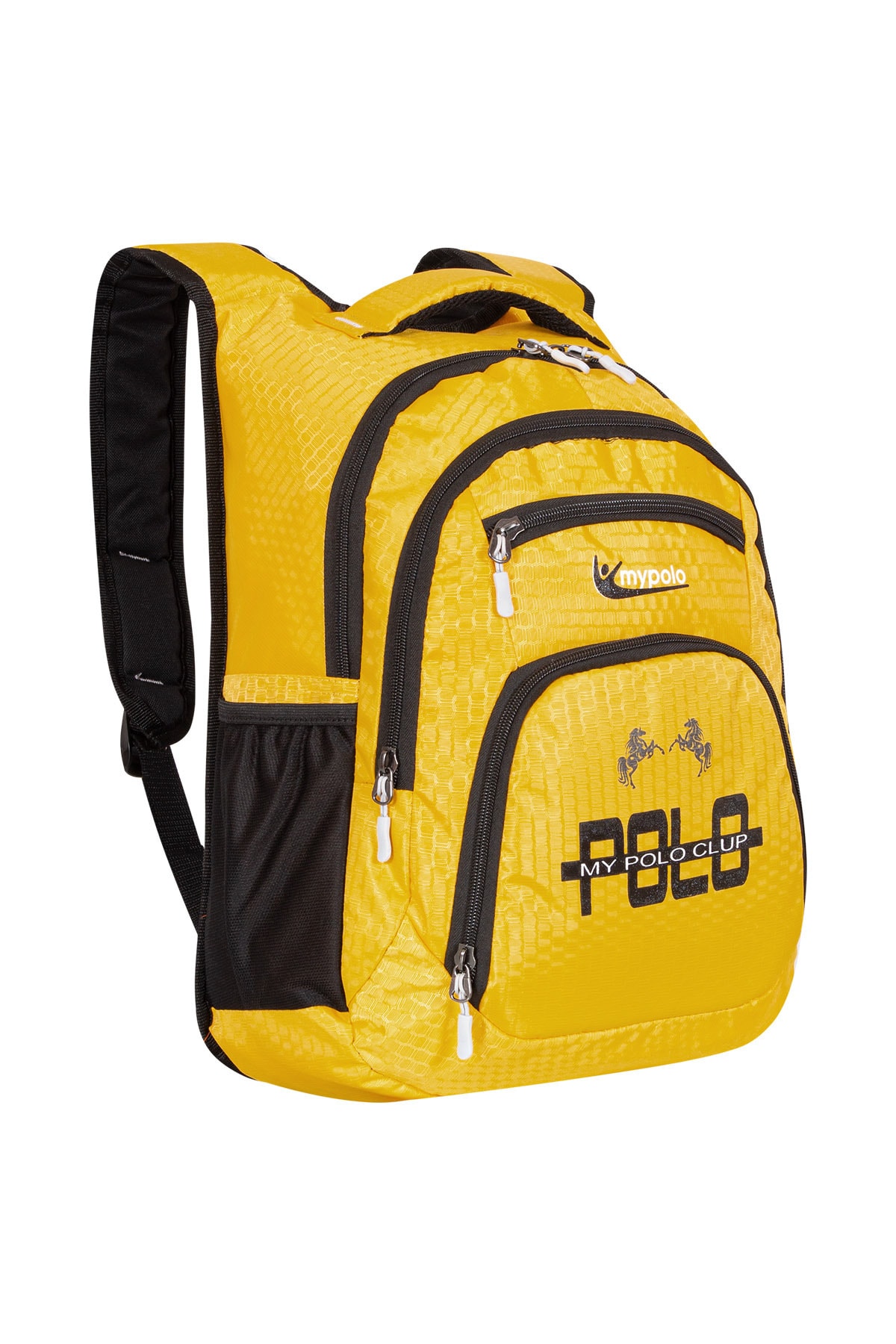 MY POLO Unisex Sarı Günlük Seyahat Spor Okul Sırt Çantası Hcmy1620
