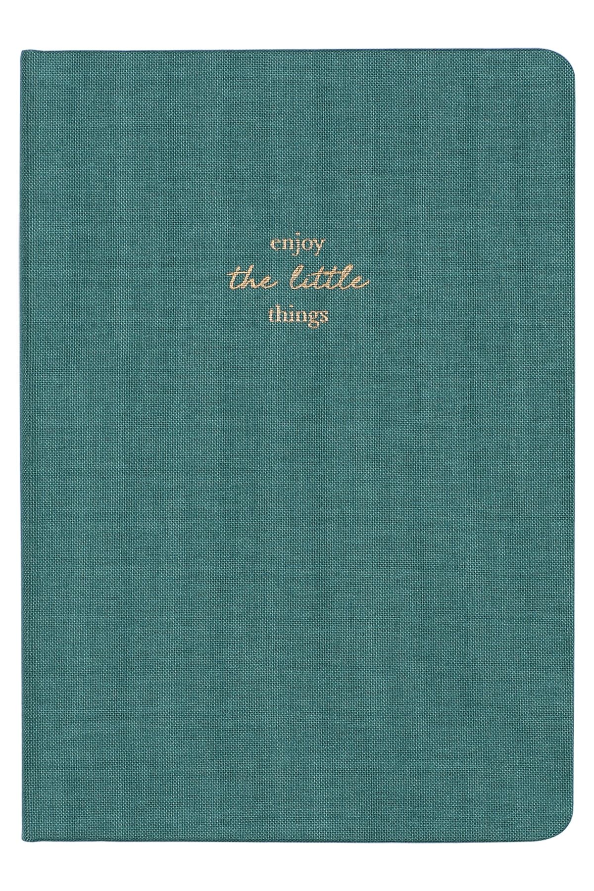 Matt Notebook 14x20 Sert Kapak Defter Çizgili Koyu Yeşil