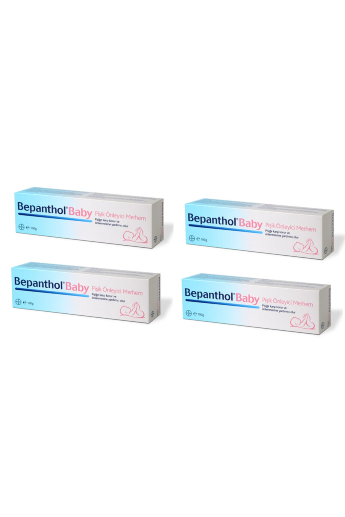 Bepanthol Provitamin B5 İçerikli Bebek Pişik Önleyici Krem 100 gr X4 Adet