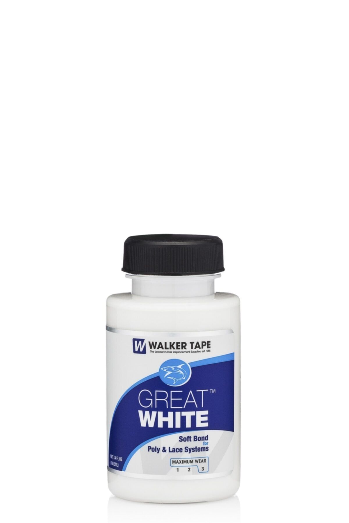 Walker Tape Great White Protez Saç Likid Yapıştırıcısı 3.4 Fl Oz (101 Ml)