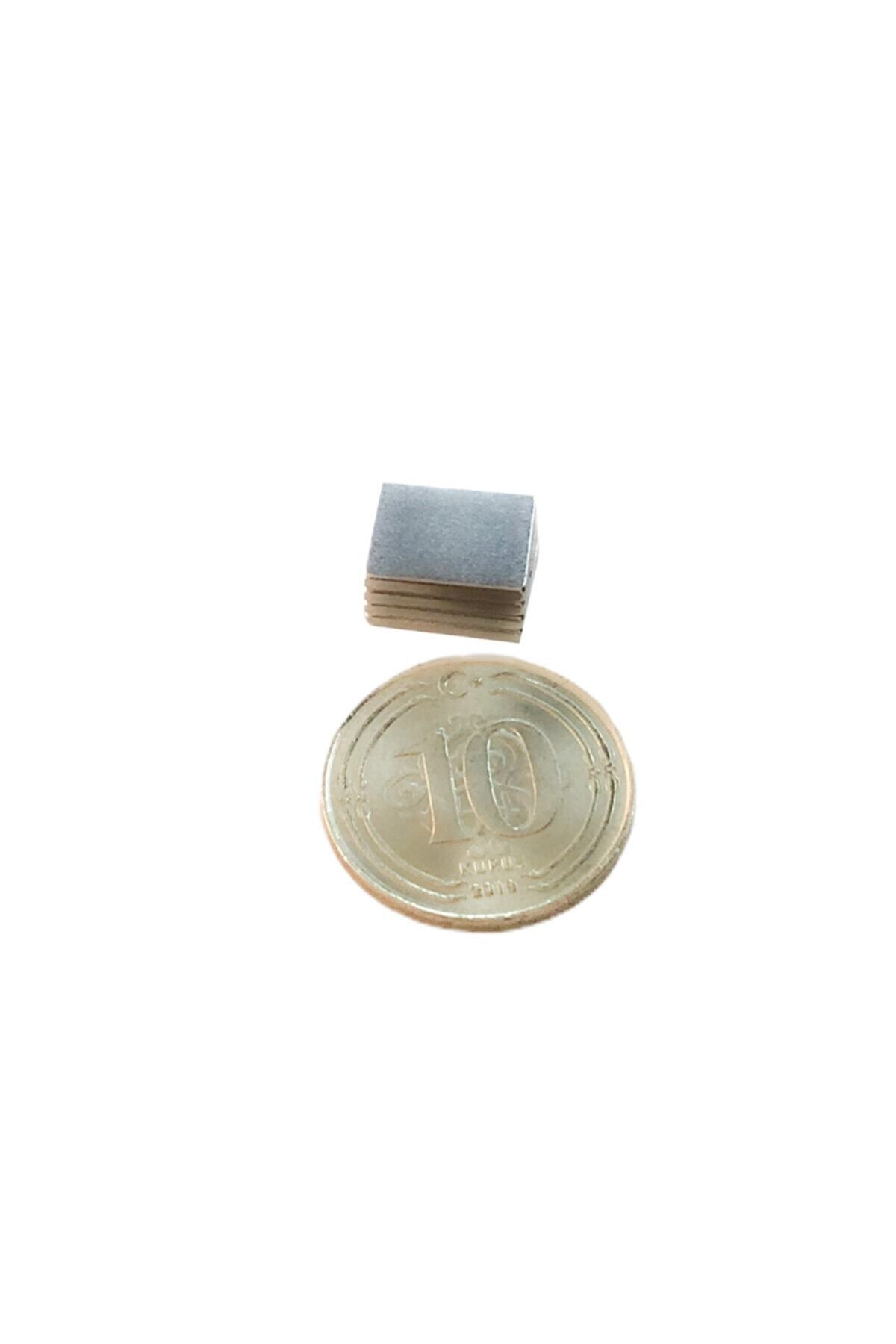 Mıknatıs ArGe 10x8x1,3mm Neodyum Mıknatıs 100 Adet