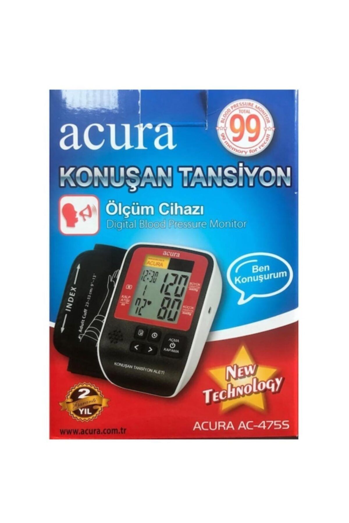 LUX Konuşan Koldan Ölçen Tansiyon Aleti