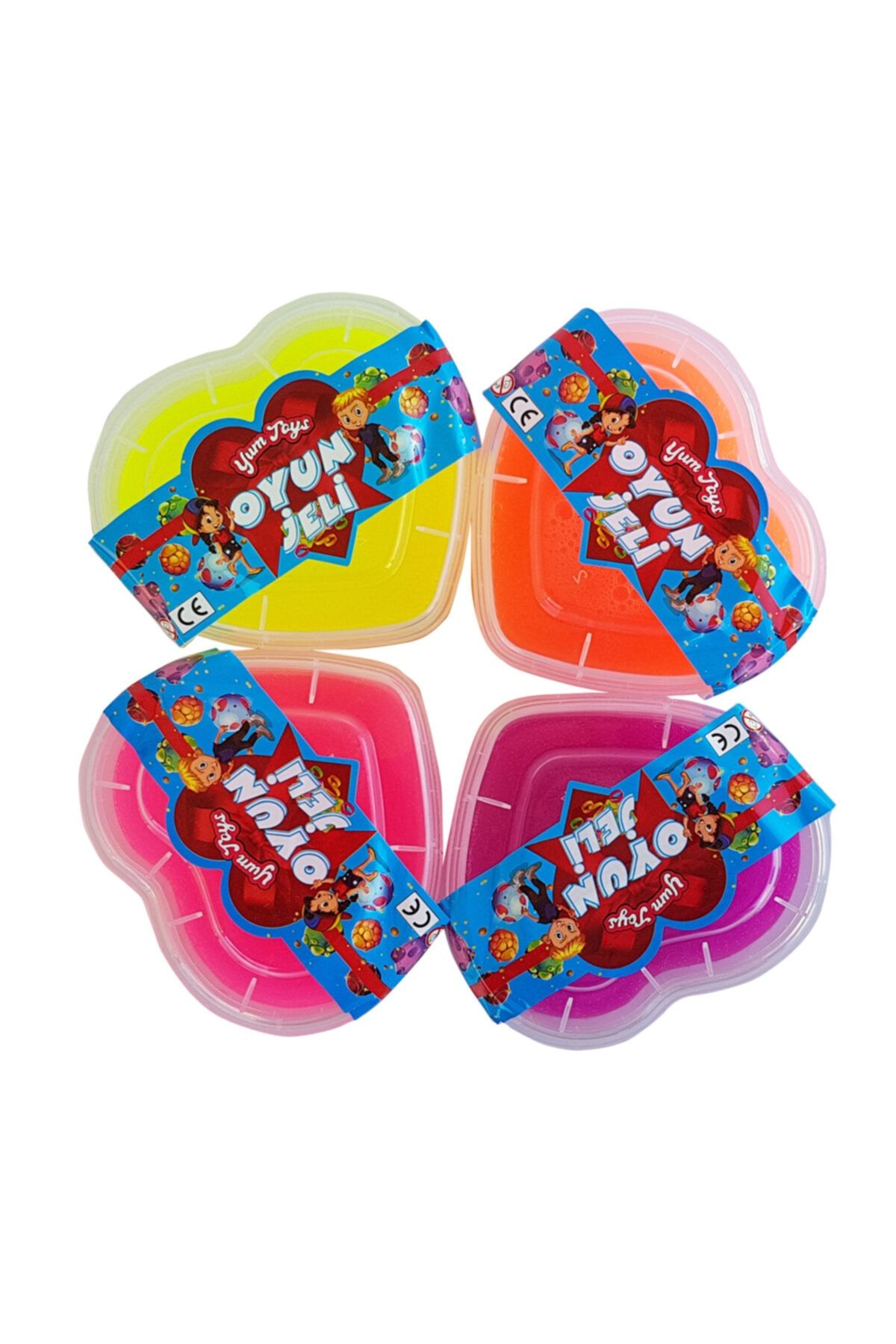 YUM Slime Oyun Jeli Toys 4 Adet