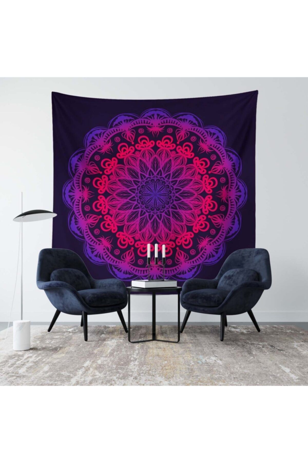 PASAJ HOME Colored Mandala Duvar Örtüsü