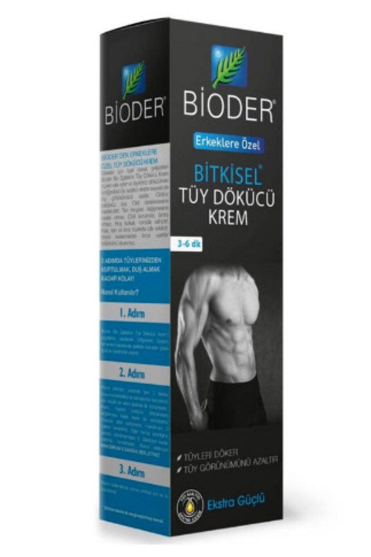 Bioder Kısa Tüylerde Bile Etkili Erkeklere Özel Tüy Dökücü Krem 100 ml