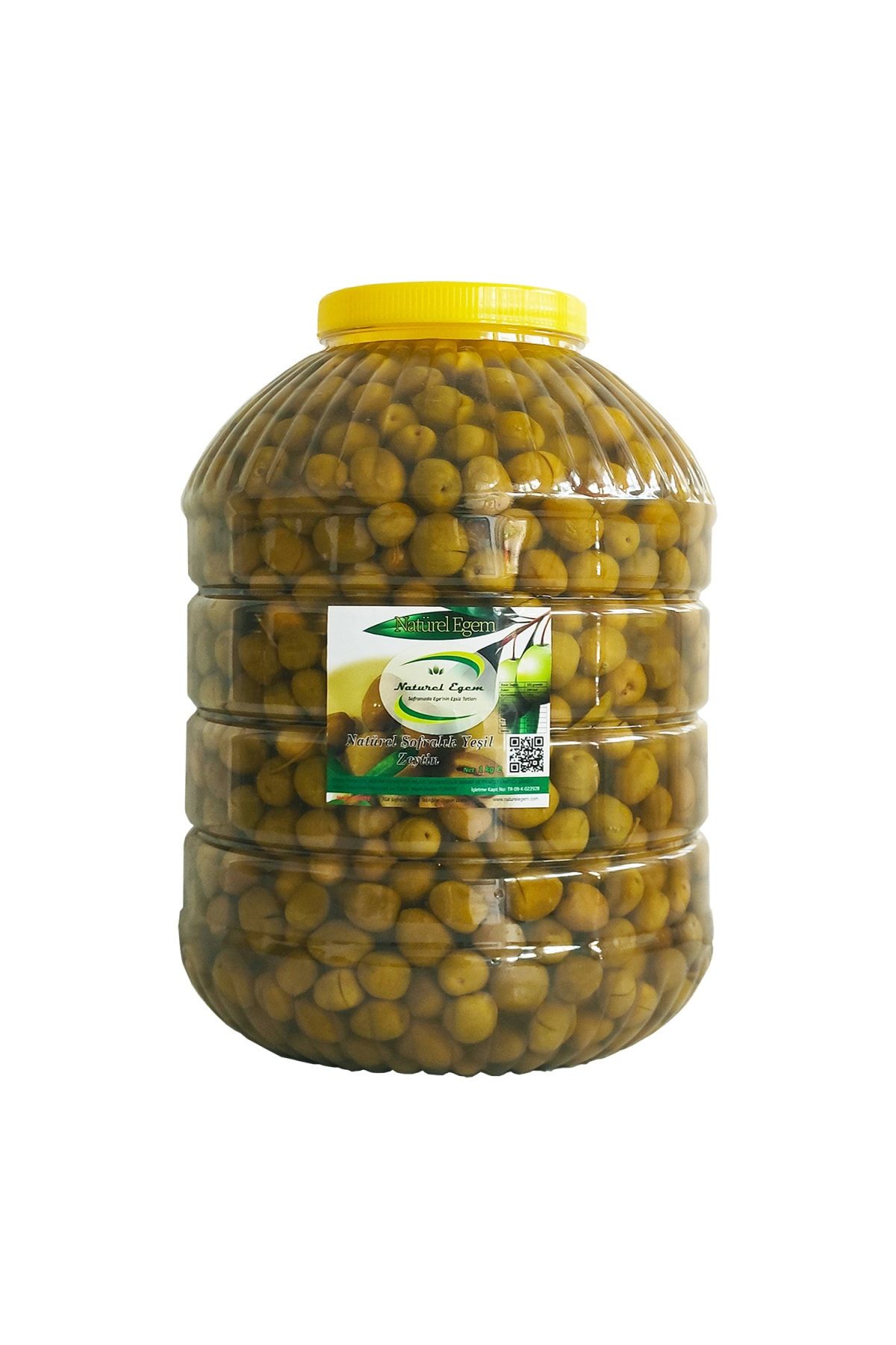 NATUREL EGEM Çizik Yeşil Zeytin 7 kg