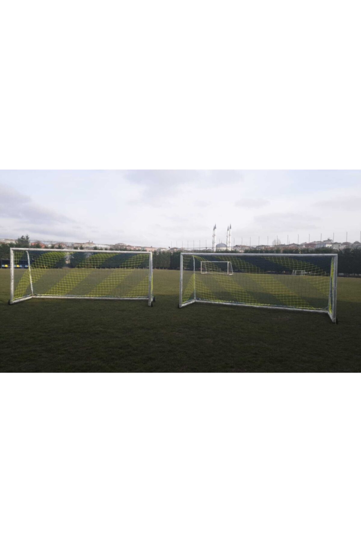 ÖZBEK Spor Halısaha Futbol Kale Filesi 200 x 400 x 100 cm