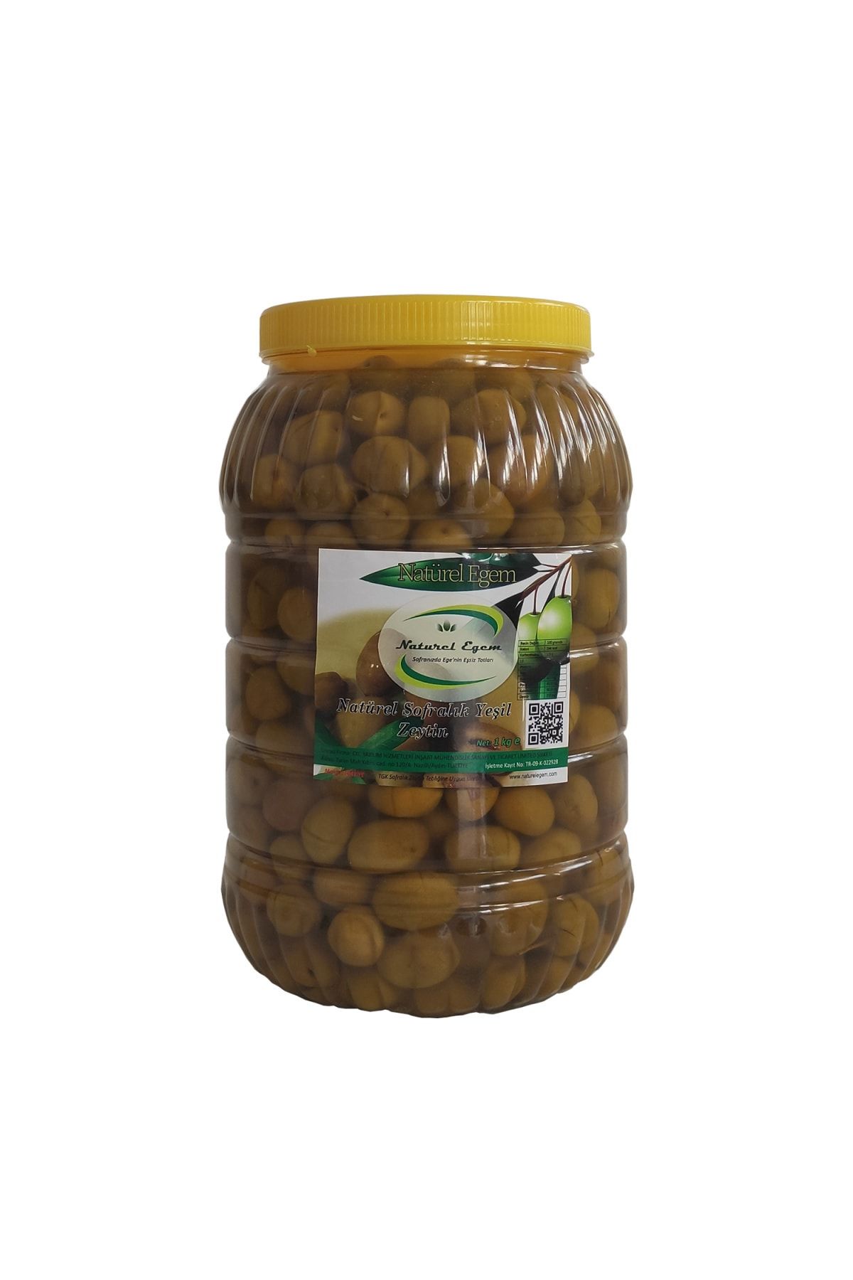 NATUREL EGEM Çizik Yeşil Zeytin 2 kg