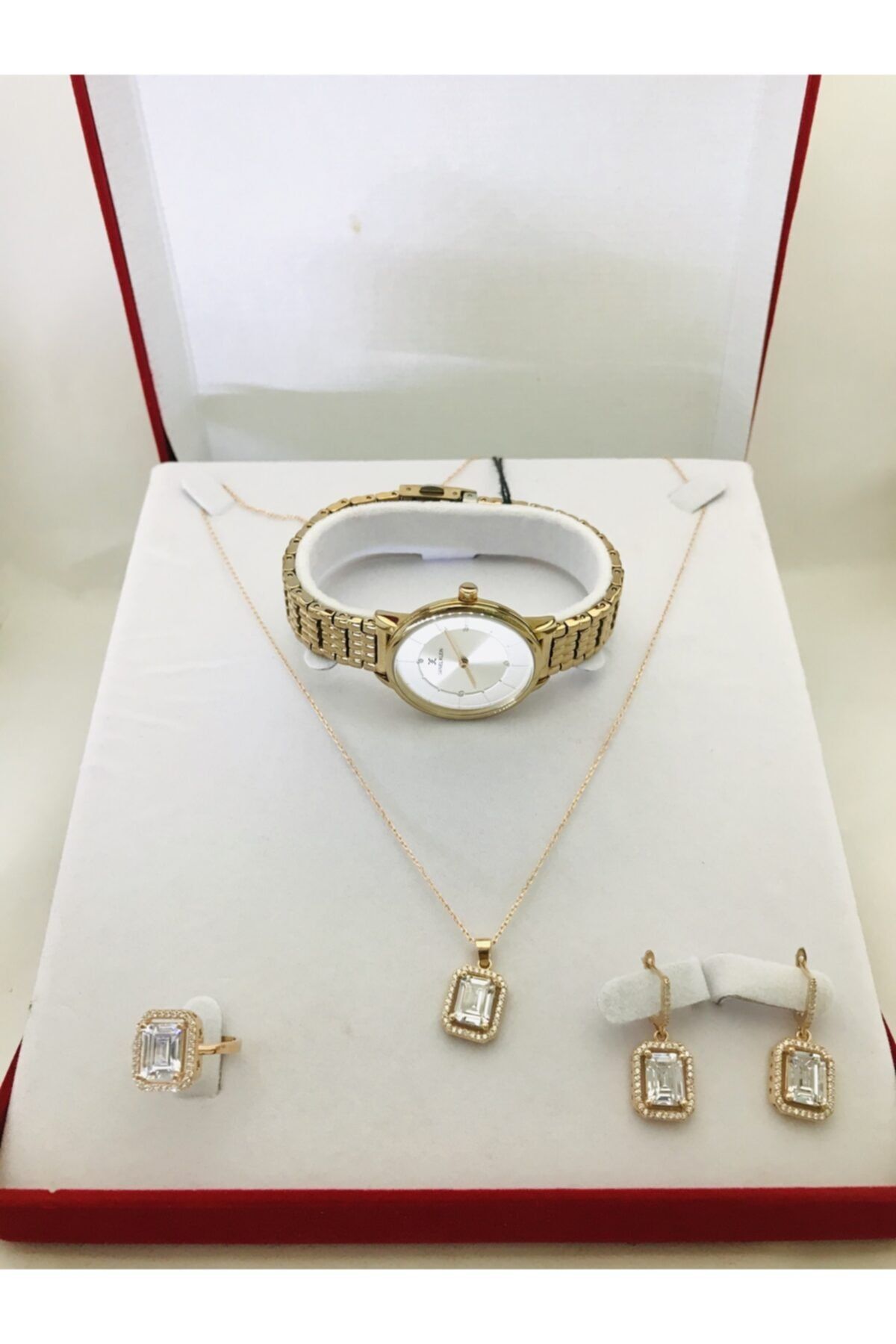 Tutkun Danielklein Saat Zirkon Baget Set