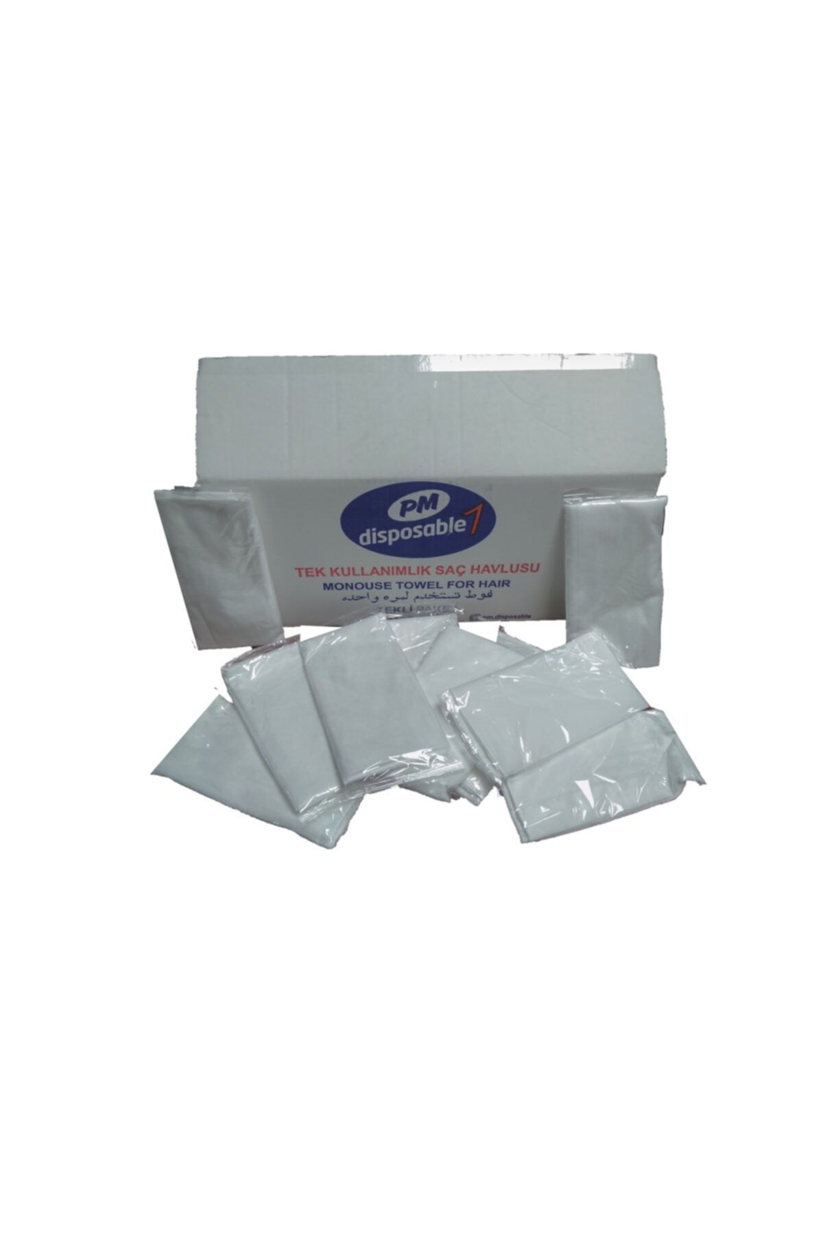 PM Tek kullanımlık havlu kuaför saç havlusu 40x80cm 100adet/paket