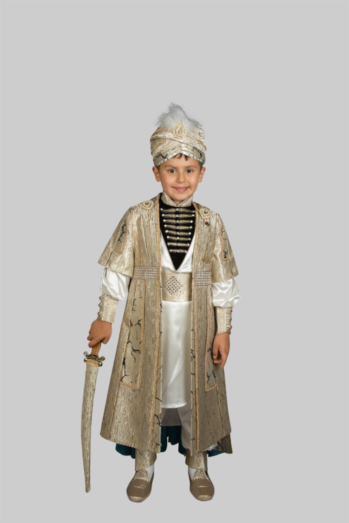 Sinan çocuk Seyithan Kaftan Şehzade Sünnet Kıyafeti