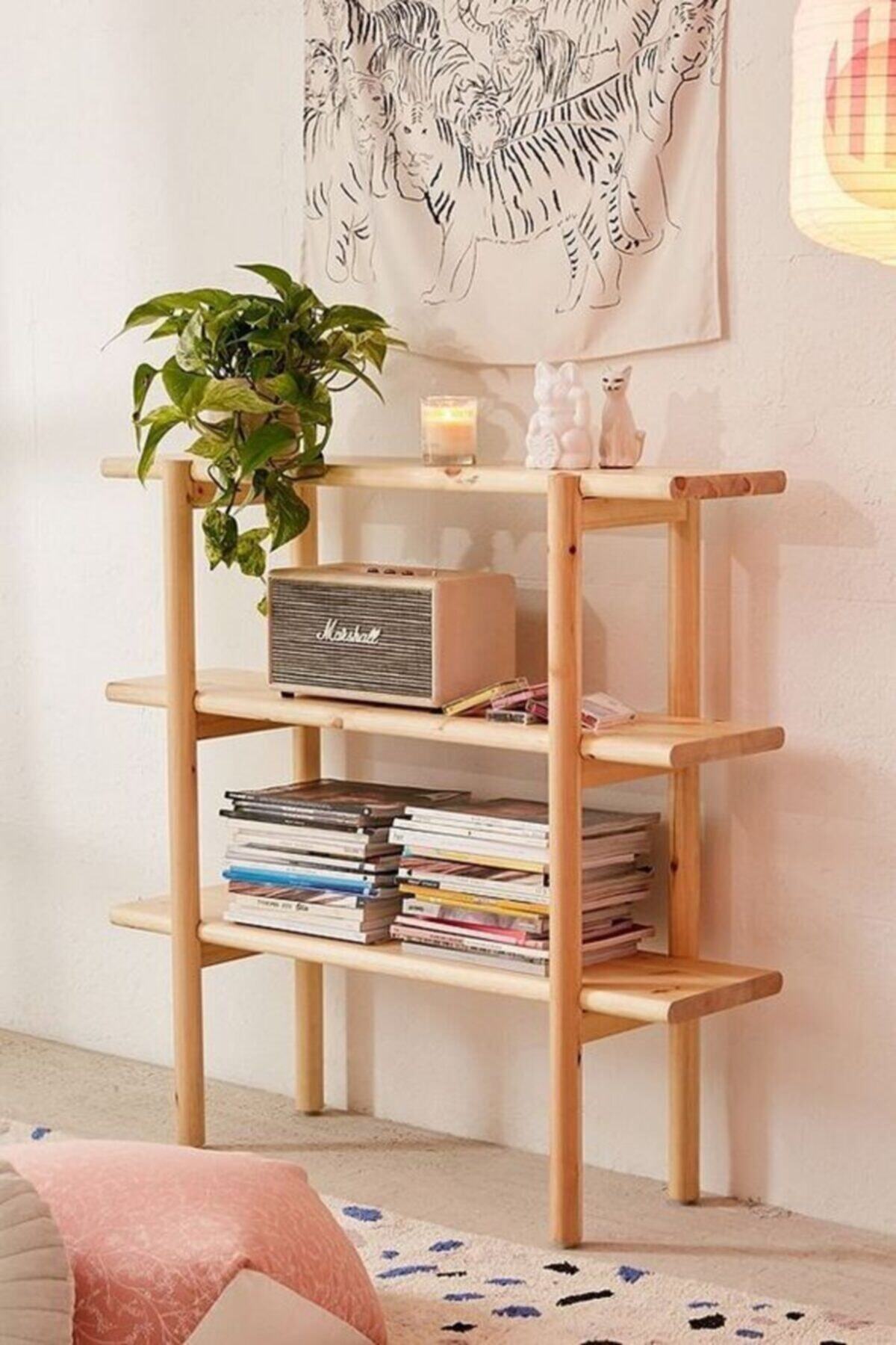 LAMONETA Woodstairs/ Ağaç Dresuar / Çok Raflı Çok Amaçlı