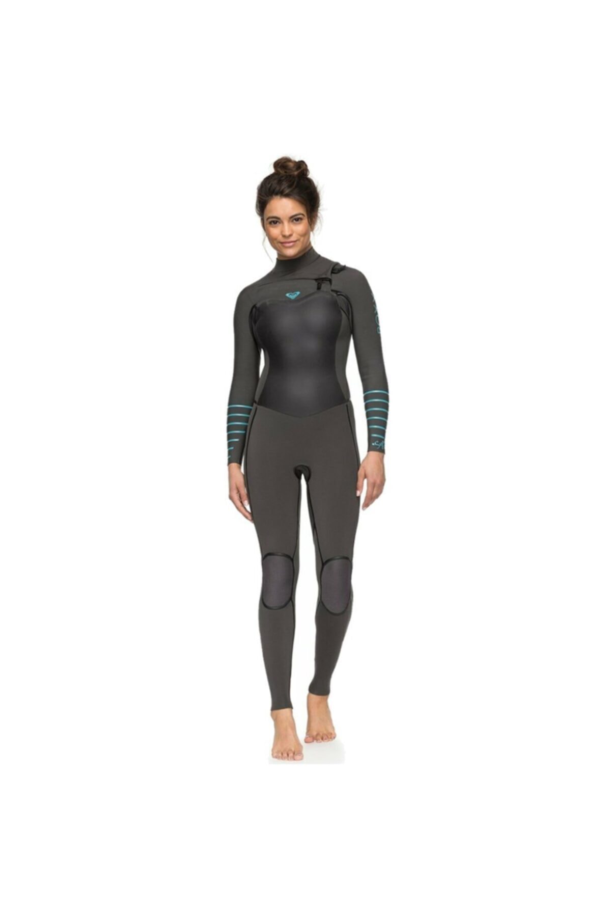 Roxy Kadın Siyah 43 Syn+cz J Xssb Jet Black/Heater Blue Wetsuit