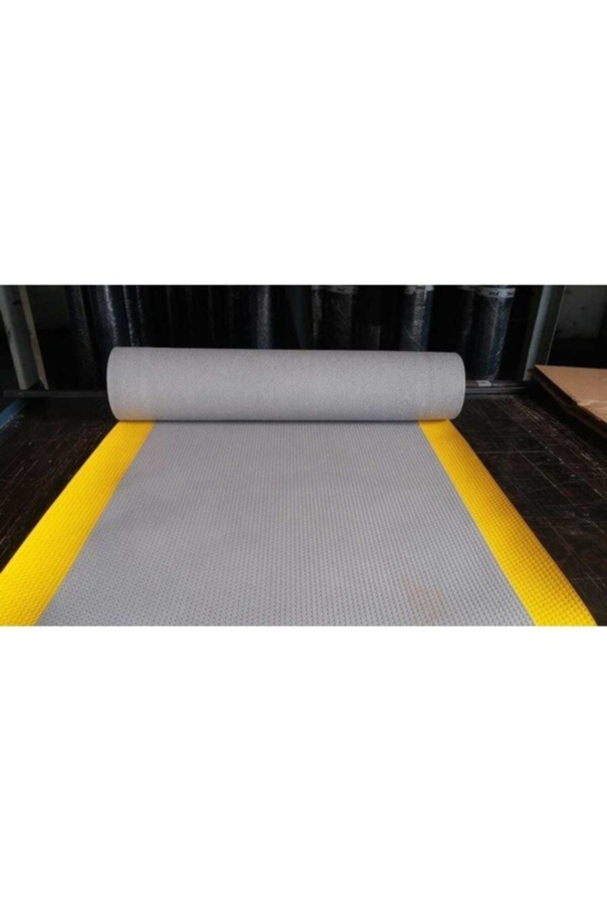Karbon Plast Karbonplast 3 mm Yalıtkan Paspas Gri Şeritli 300 X 100 cm ( Boy X En )