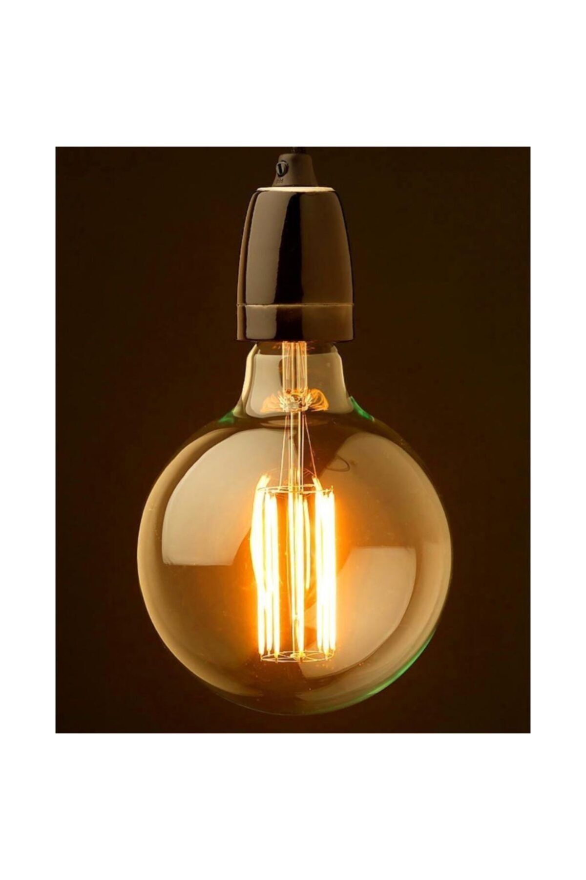 Lambax Dekoratif 4 Watt G95 Glop Rustik Edison Led Ampul