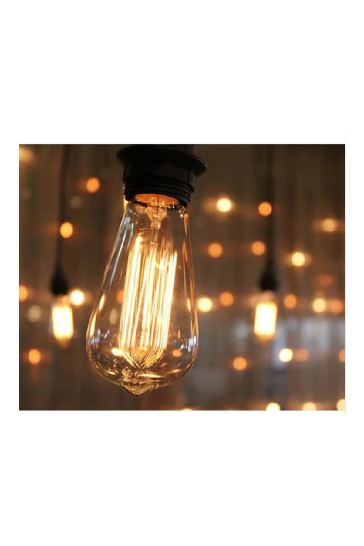 Lambax Dekoratif 4 Watt St64 Rustik Edison Led Ampul