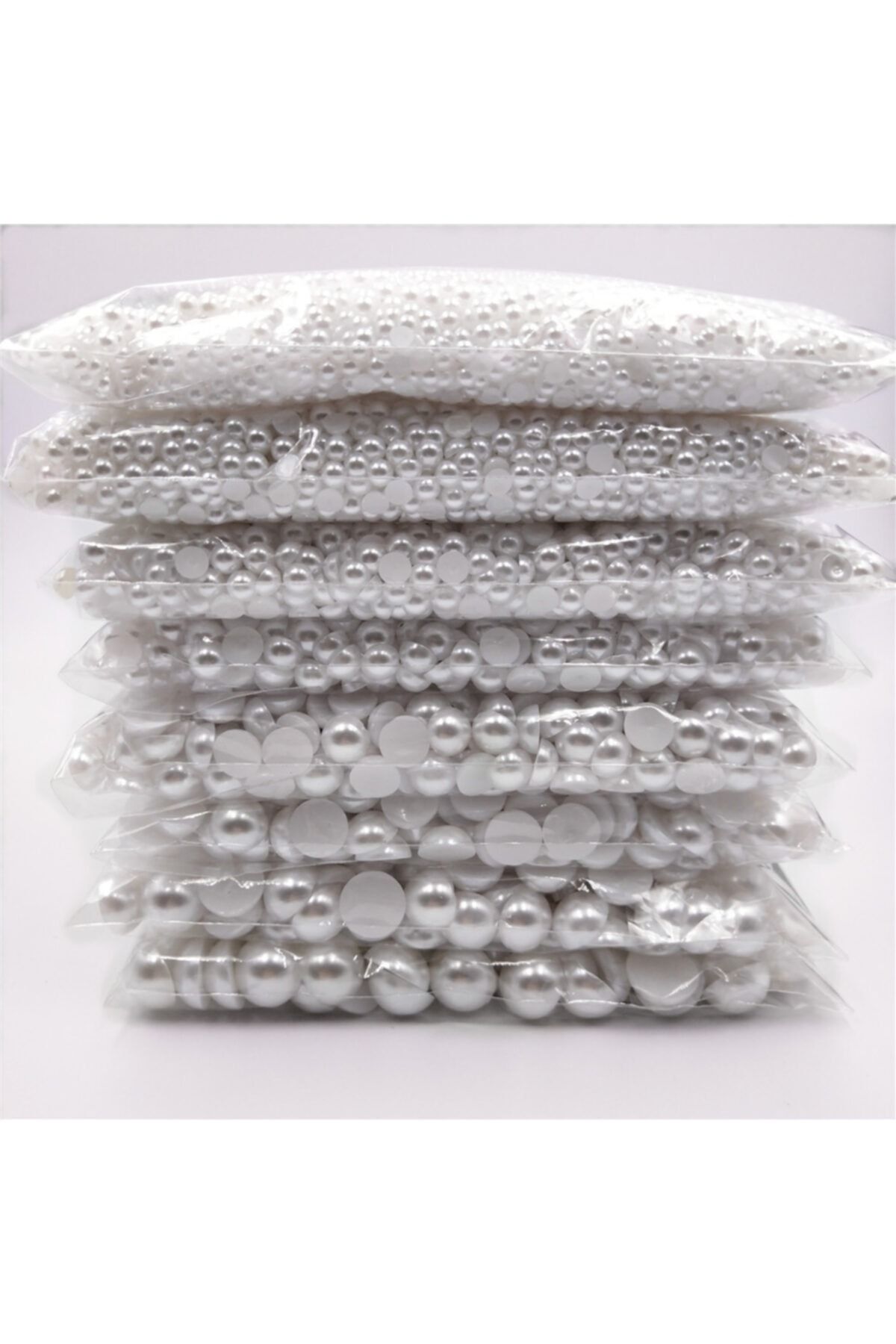 bba new trend 8mm Beyaz ,yarım Inci,250gr
