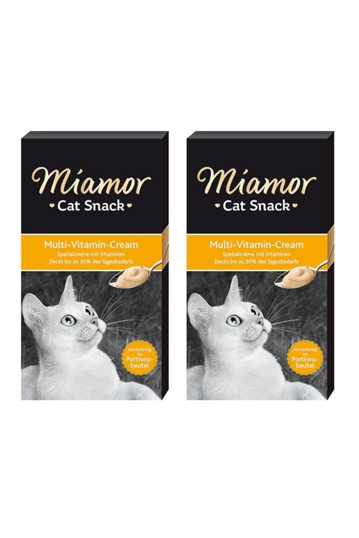 Miamor Cream Multi Vitaminli Kedi Ödülü 6x15 gr. 2'li Eko Paket