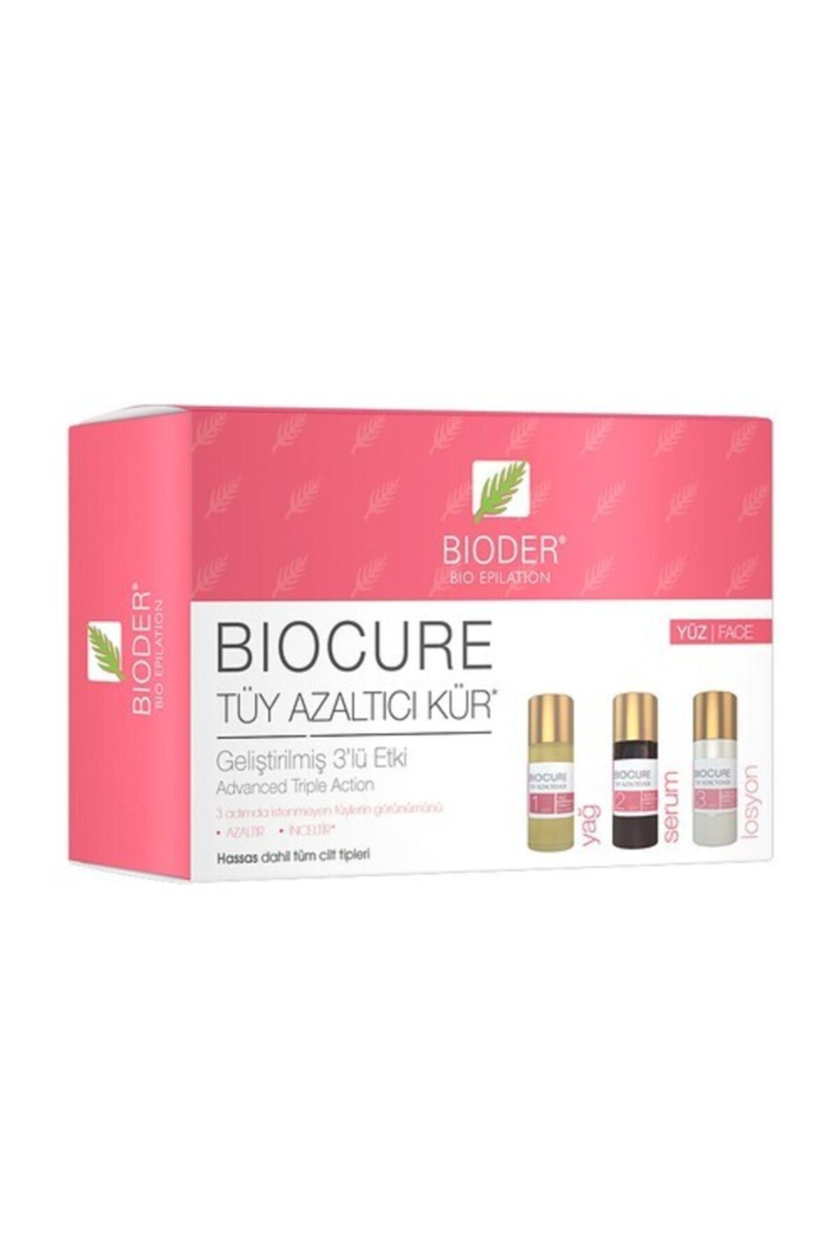 Bioder Biocure Tüy Azaltıcı Kür 3'lü Etki 3 x 5 ml