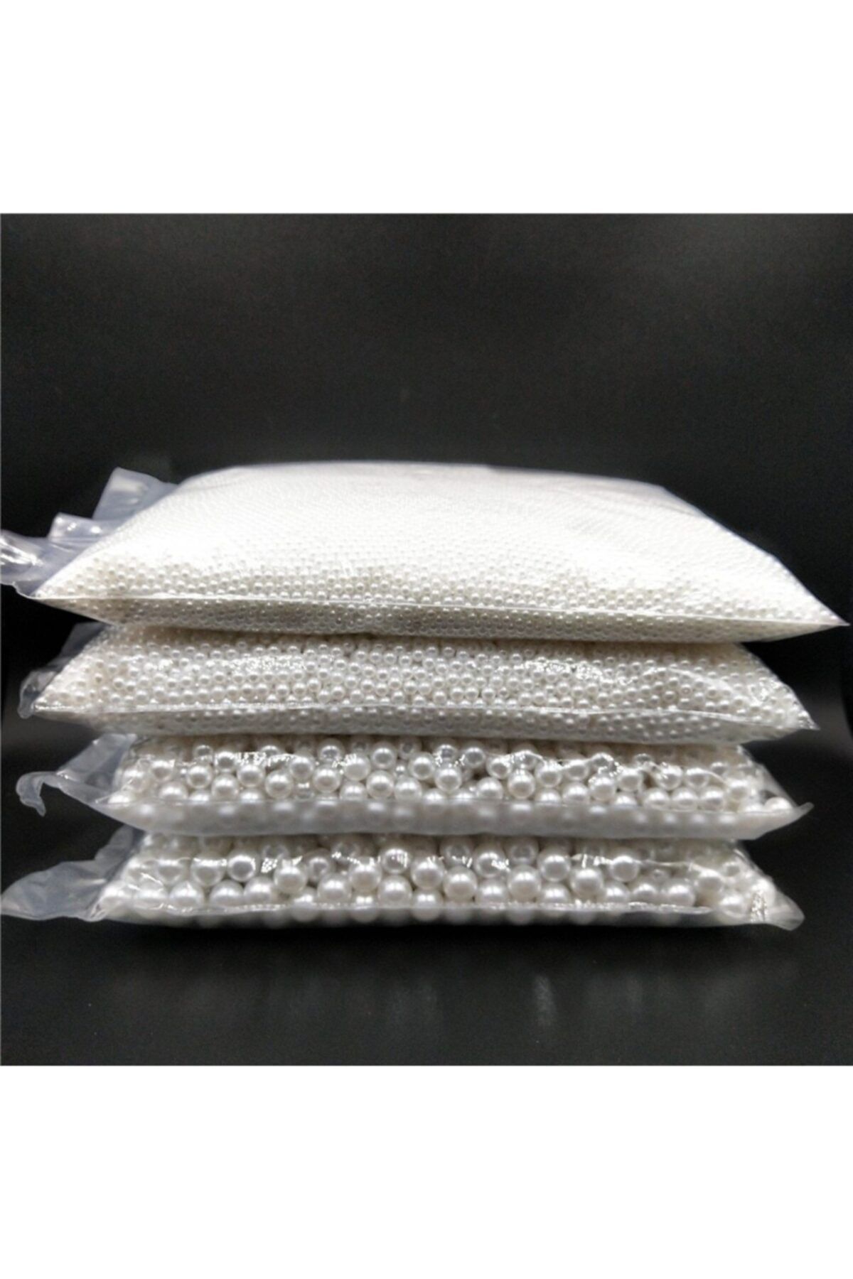 bba new trend 4mm Krem Inci 1kg Delikli gram Yuvarlak Inci,