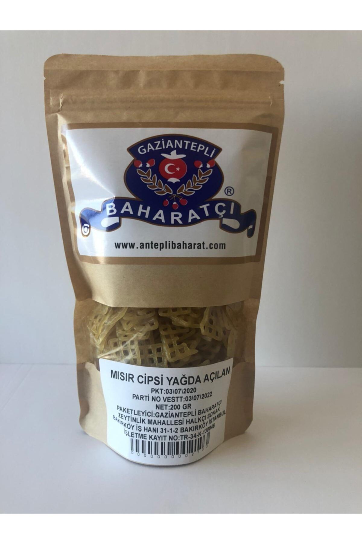 Antepli Baharat Mısır Cipsi 200 gr