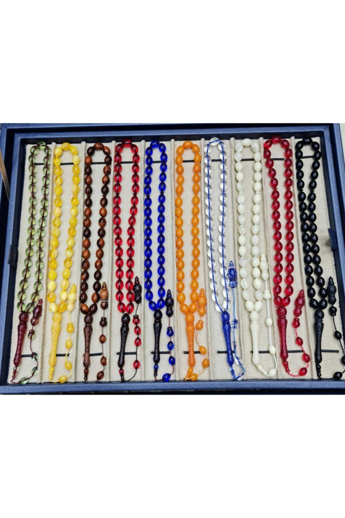 Öyküm accesory 10 Adet Toz Kehribar Tesbih Seti
