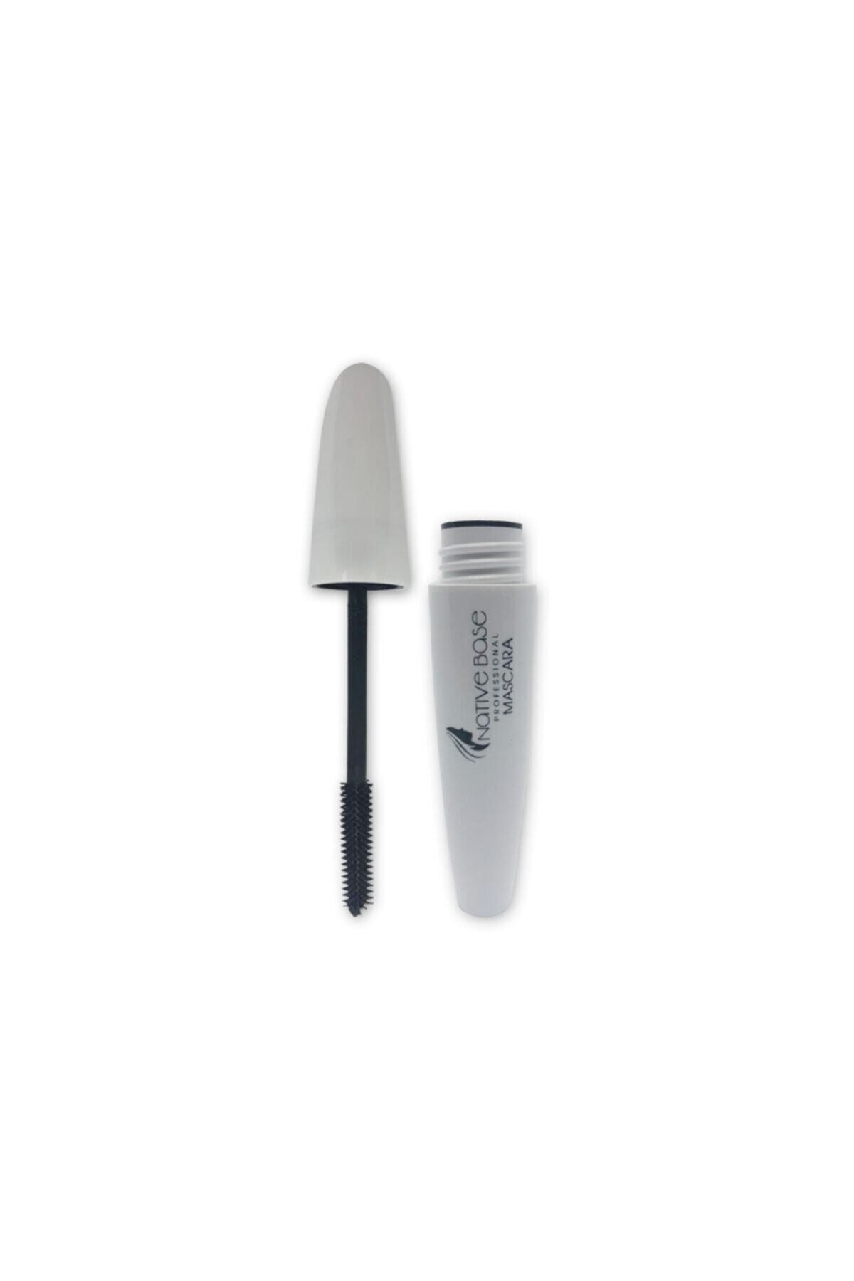 Native Base Suya Dayanıklı & Hacim Veren Siyah Maskara - Volume & Waterproof Black Mascara