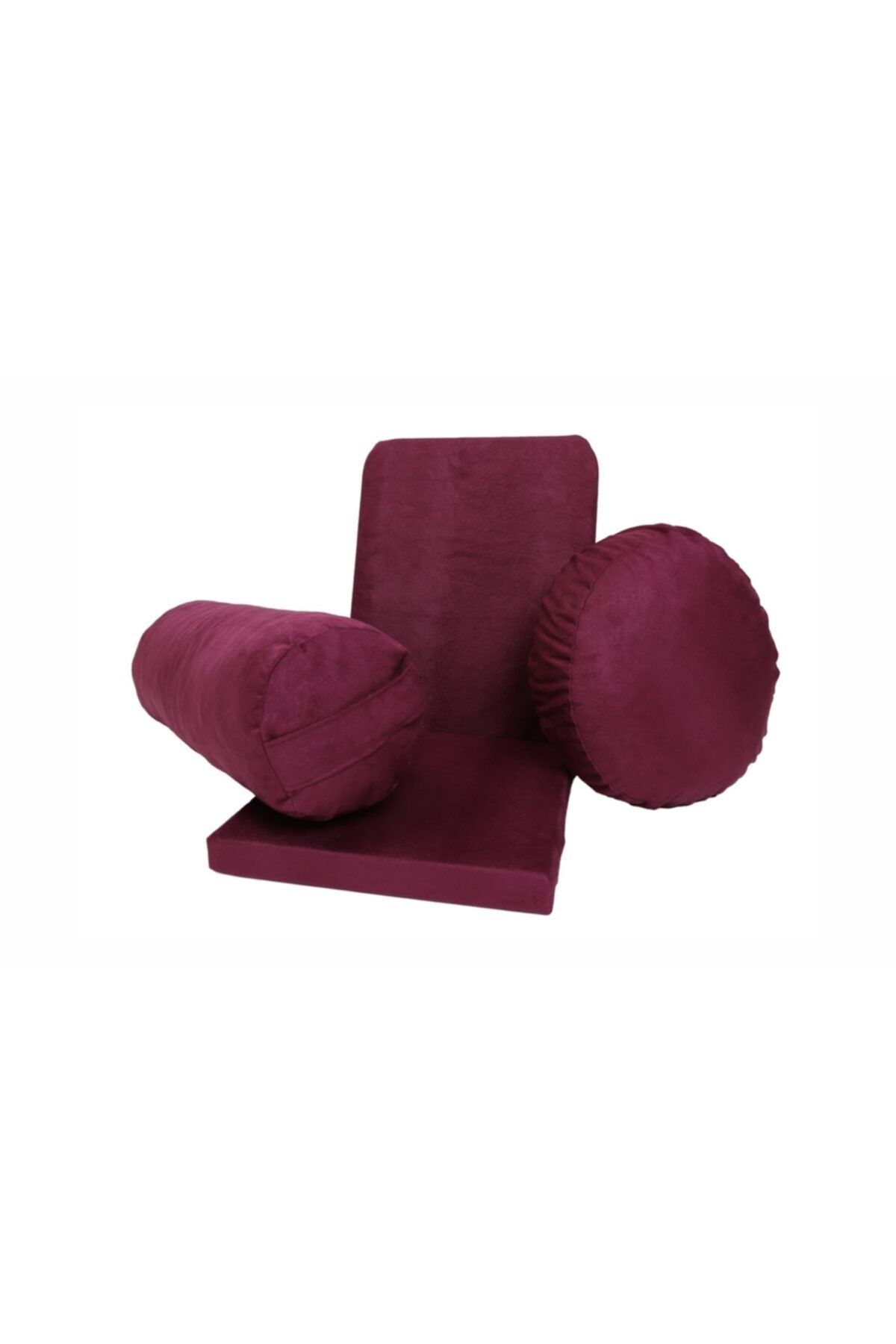 Zunkla Meditasyon Sandalyesi- Meditasyon Minderi-Bolster Minderi Üçlü Set