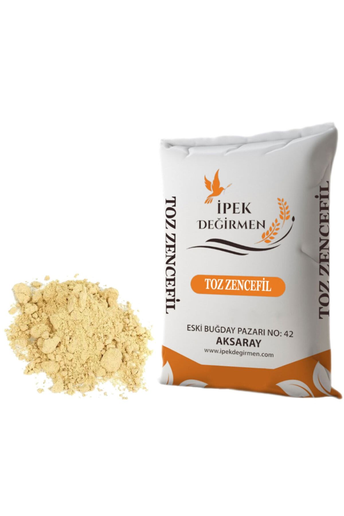 İpek Değirmen Baharat Çeşni 1 Kg Toz Zencefil Çayı Için Ideal