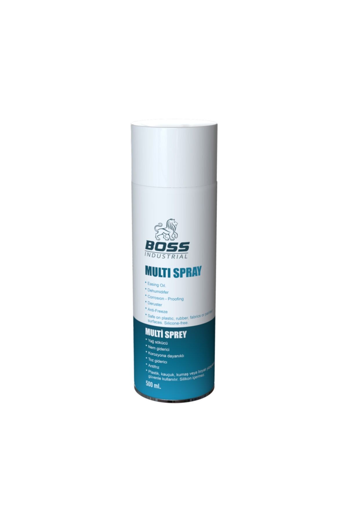 BOSS INDUSTRIAL Multi Sprey Genel Amaçlı Sprey Şeffaf 500 ml