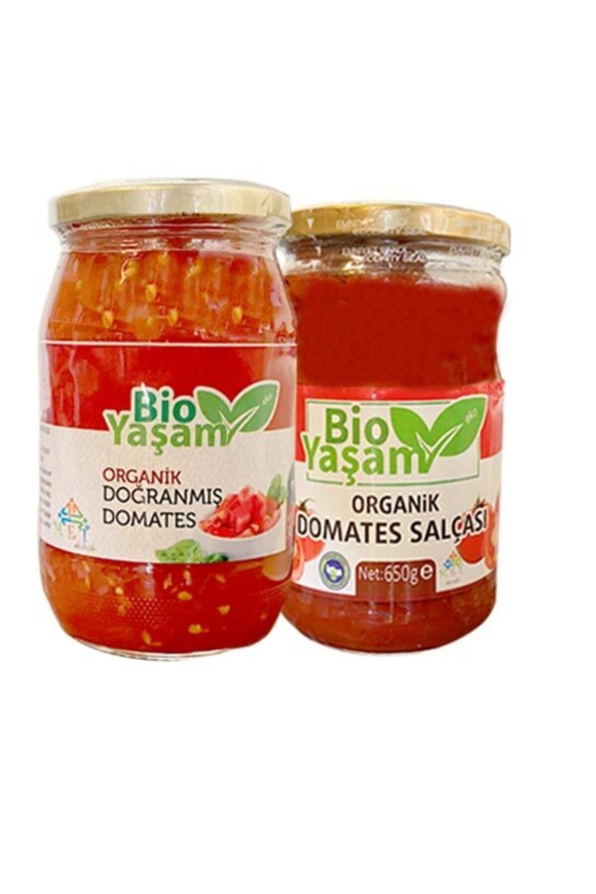 Bio Yaşam Organik Salça Paketi 4 (doğranmış Domates, Domates Salçası)